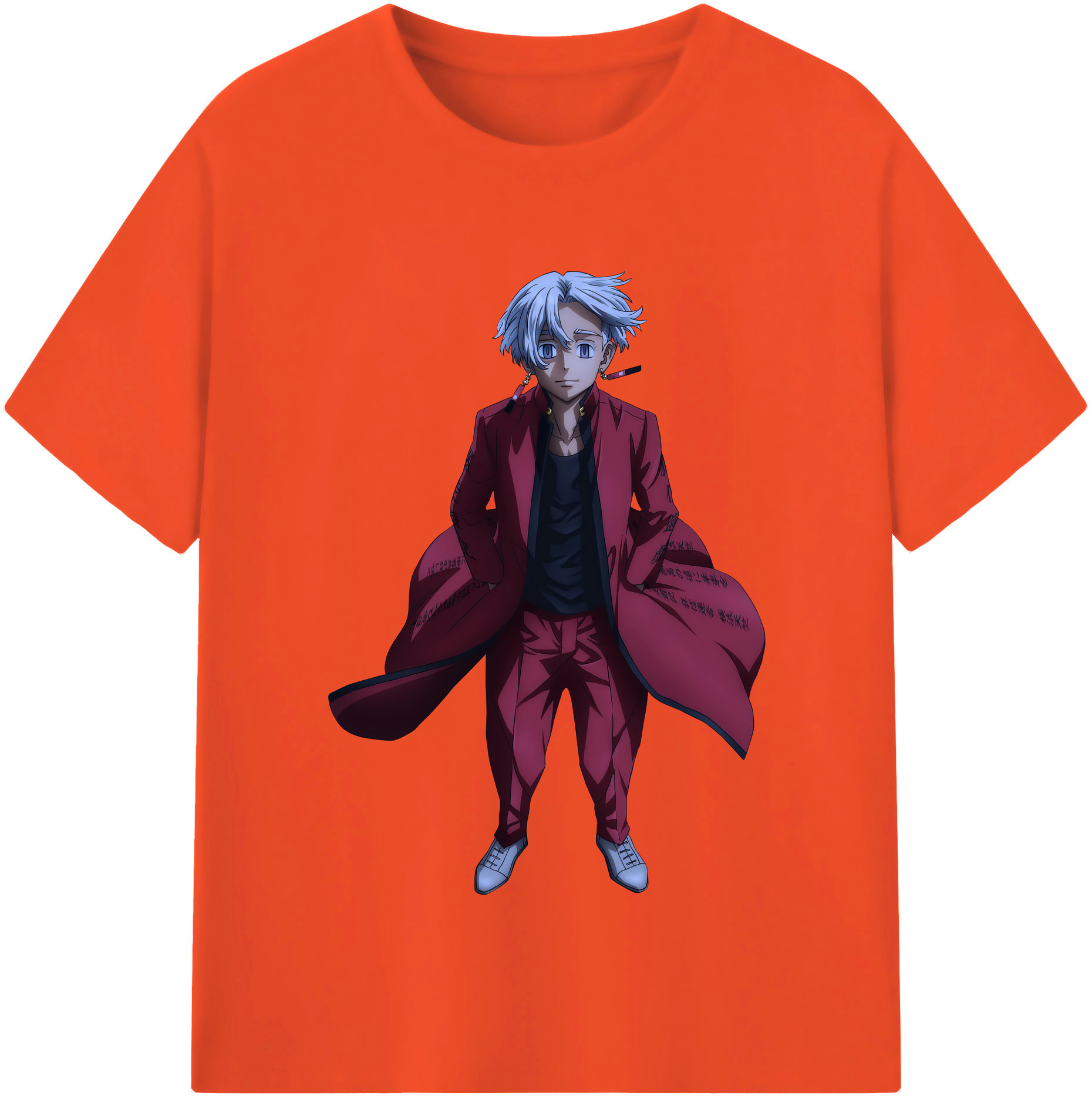 （画像用） 東京リベンジャーズ Tokyo Revengers 綿100％半袖Tシャツ（フロントプリント）