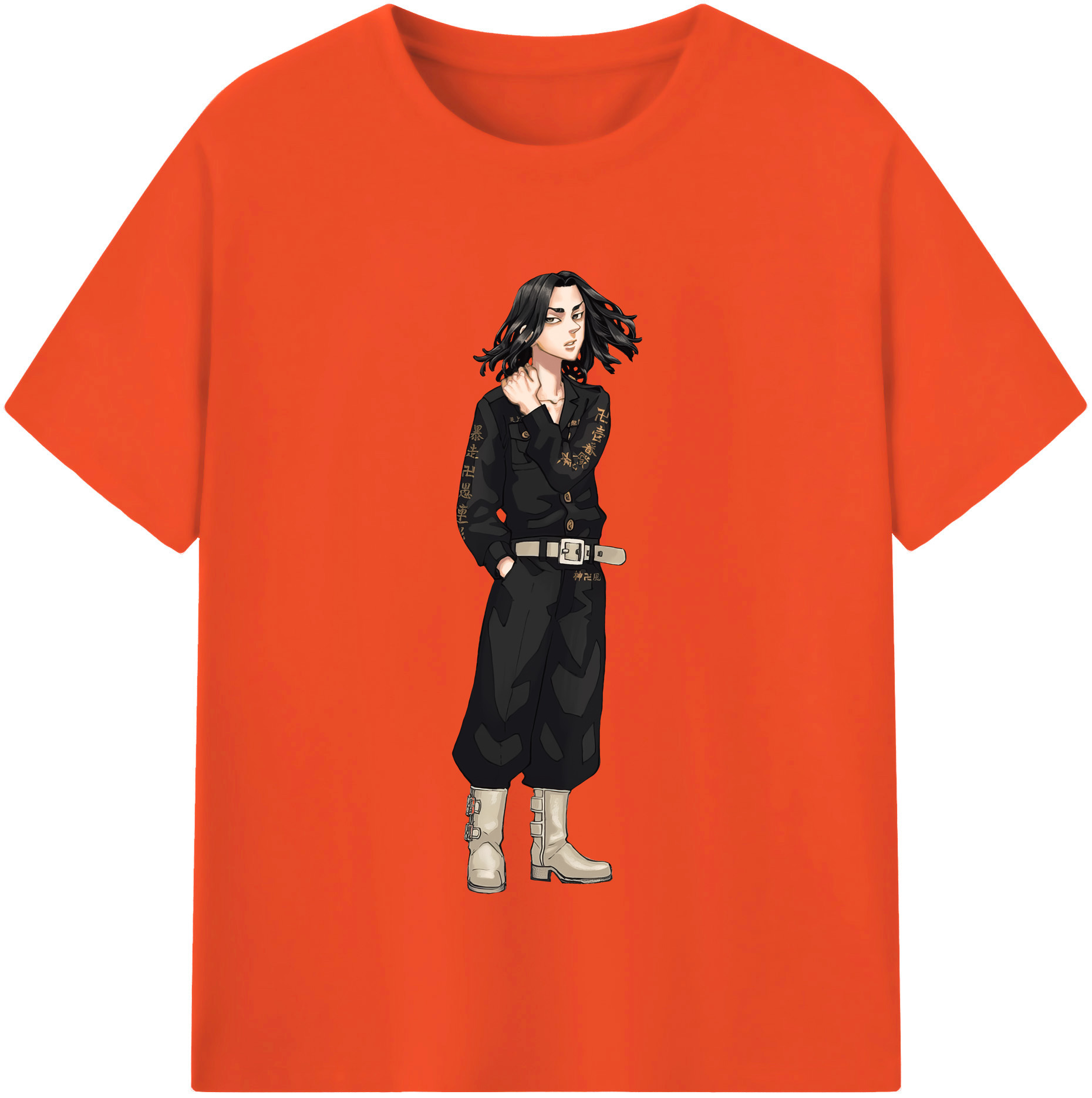 （画像用） 東京リベンジャーズ Tokyo Revengers 綿100％半袖Tシャツ（フロントプリント）