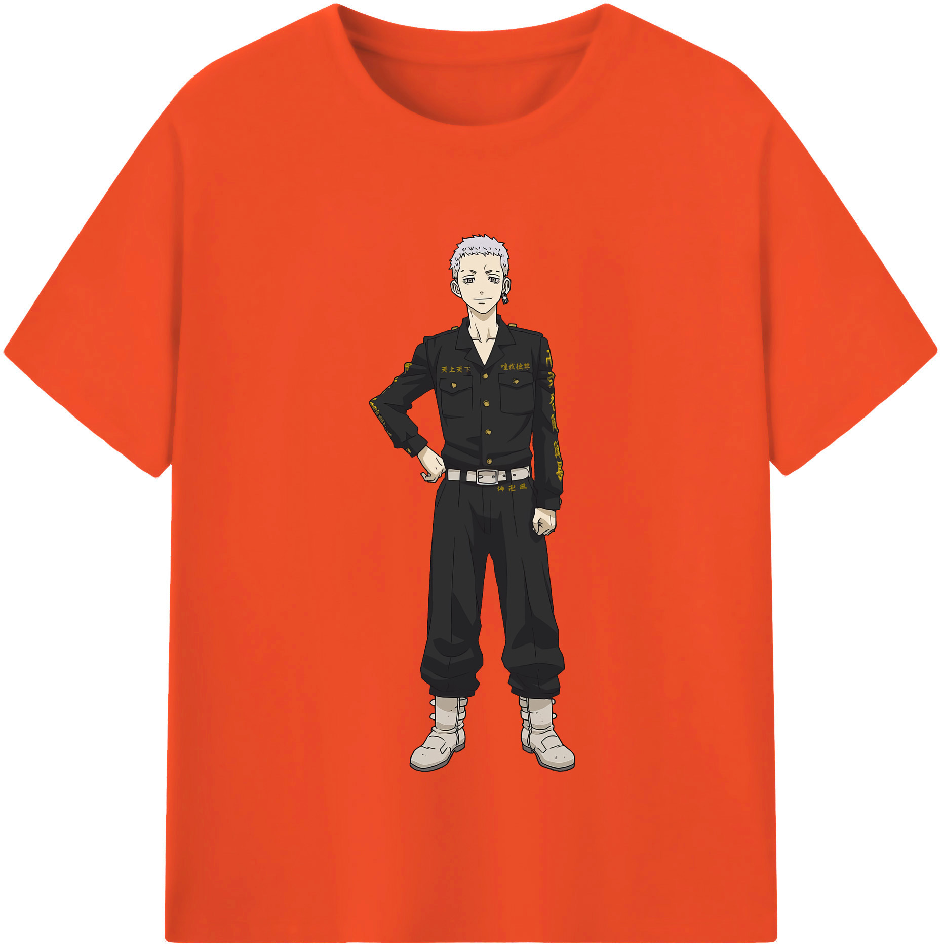 （画像用） 東京リベンジャーズ Tokyo Revengers 綿100％半袖Tシャツ（フロントプリント）