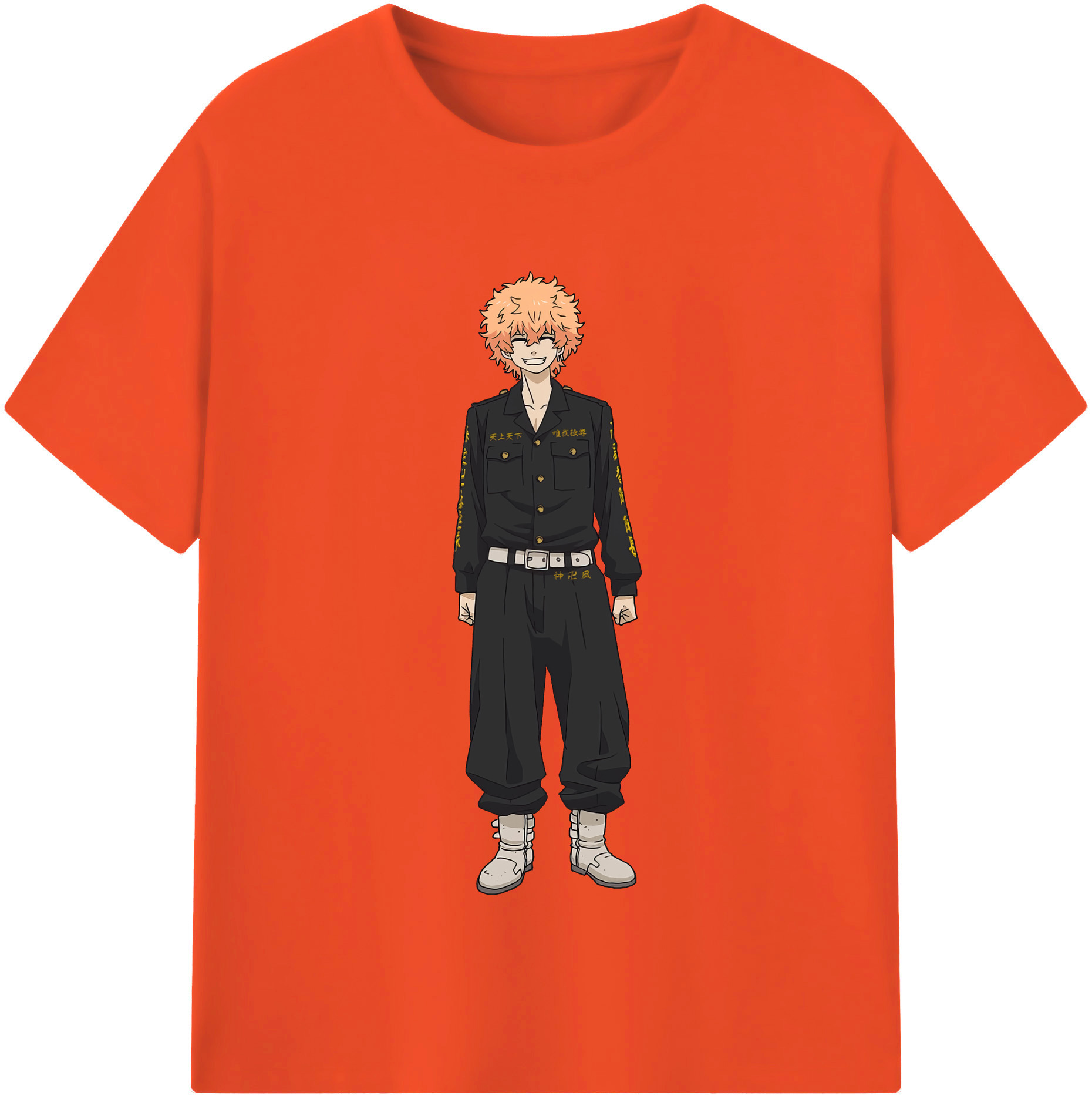 （画像用） 東京リベンジャーズ Tokyo Revengers 綿100％半袖Tシャツ（フロントプリント）