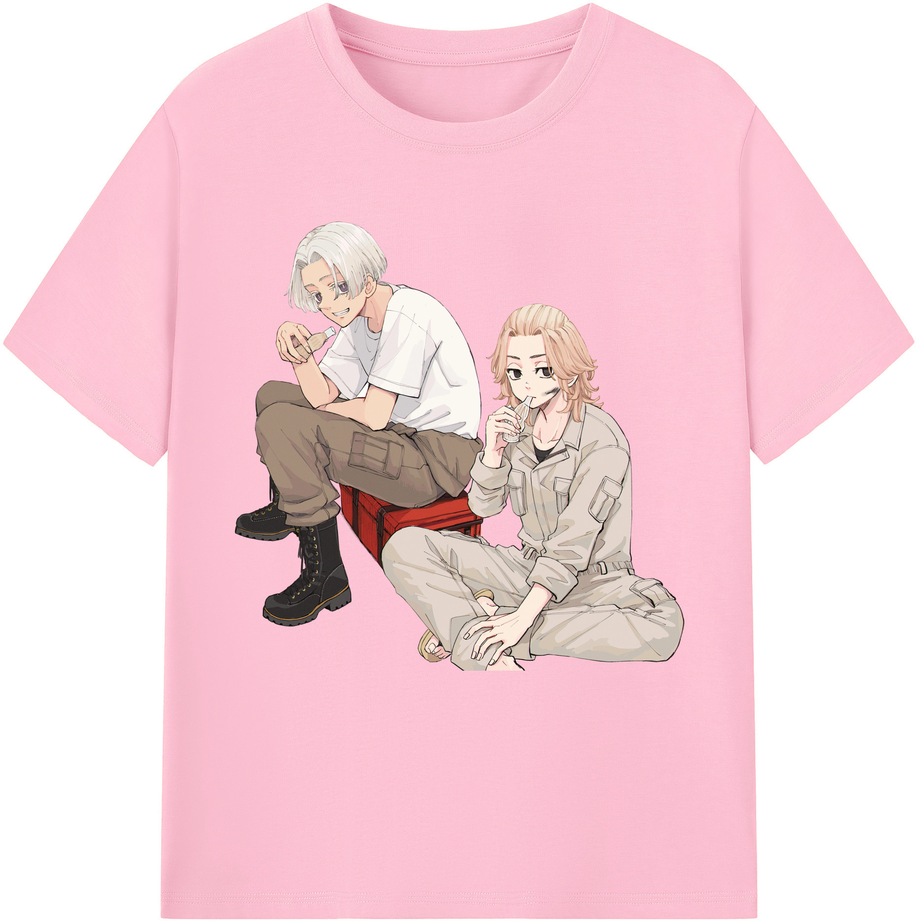 （画像用） 東京リベンジャーズ Tokyo Revengers 綿100％半袖Tシャツ（フロントプリント）
