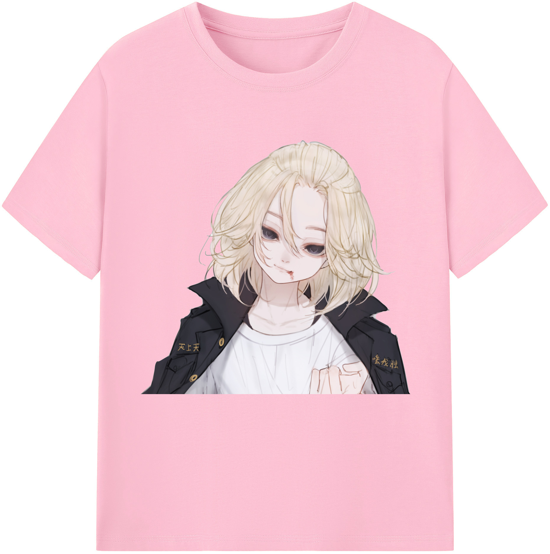 （画像用） 東京リベンジャーズ Tokyo Revengers 綿100％半袖Tシャツ（フロントプリント）