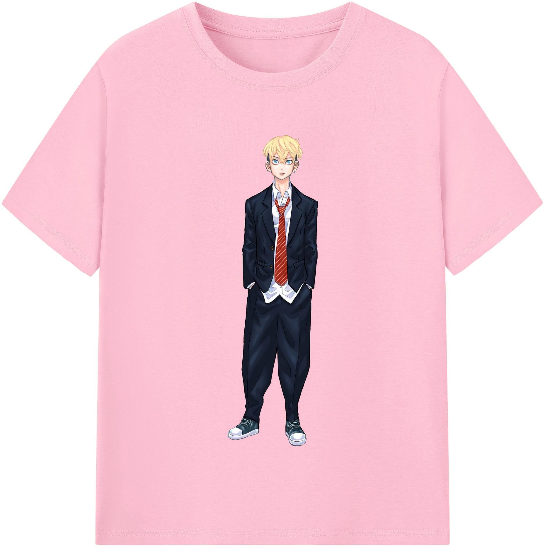 （画像用） 東京リベンジャーズ Tokyo Revengers 綿100％半袖Tシャツ（フロントプリント）