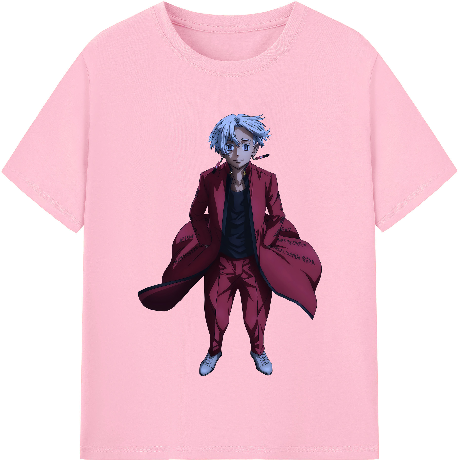（画像用） 東京リベンジャーズ Tokyo Revengers 綿100％半袖Tシャツ（フロントプリント）