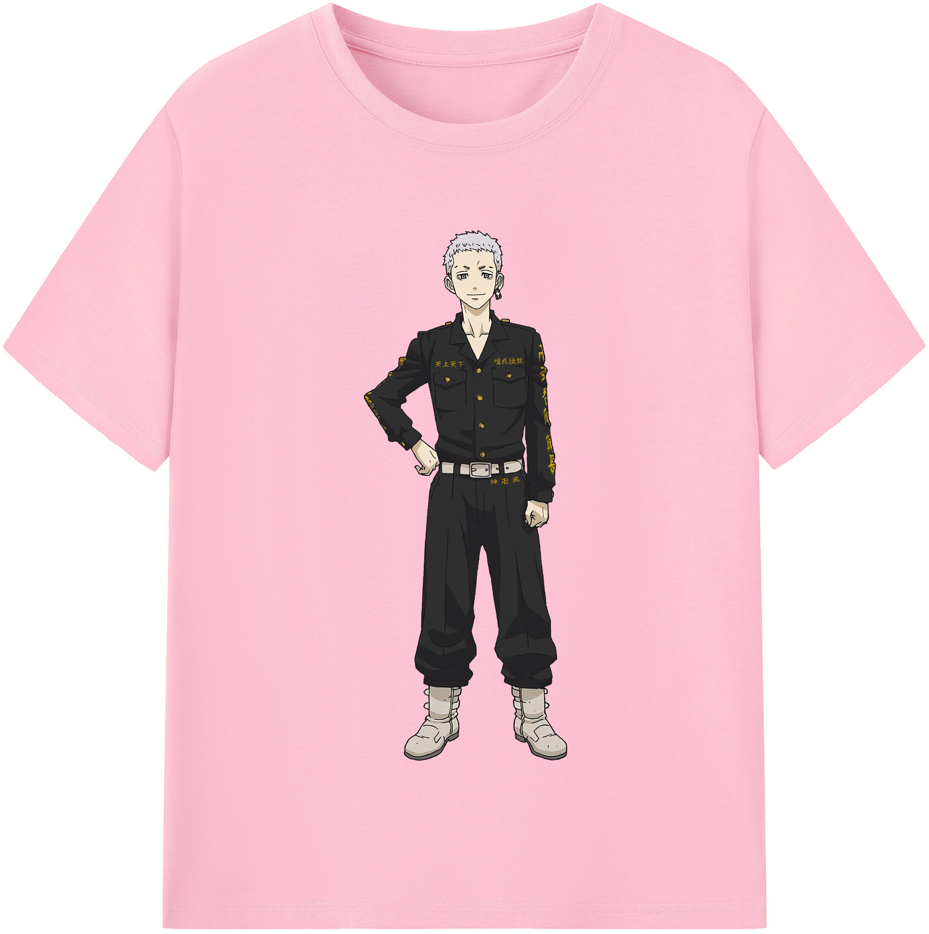 （画像用） 東京リベンジャーズ Tokyo Revengers 綿100％半袖Tシャツ（フロントプリント）