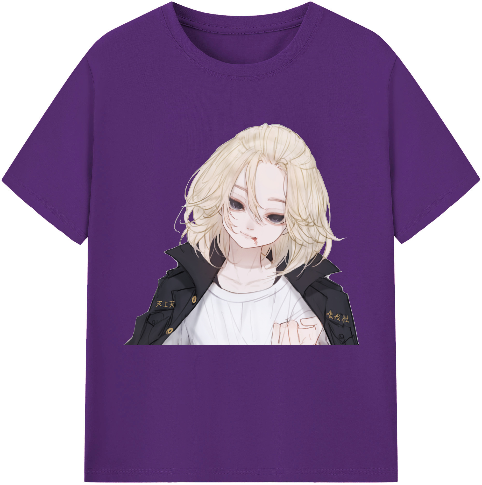 （画像用） 東京リベンジャーズ Tokyo Revengers 綿100％半袖Tシャツ（フロントプリント）