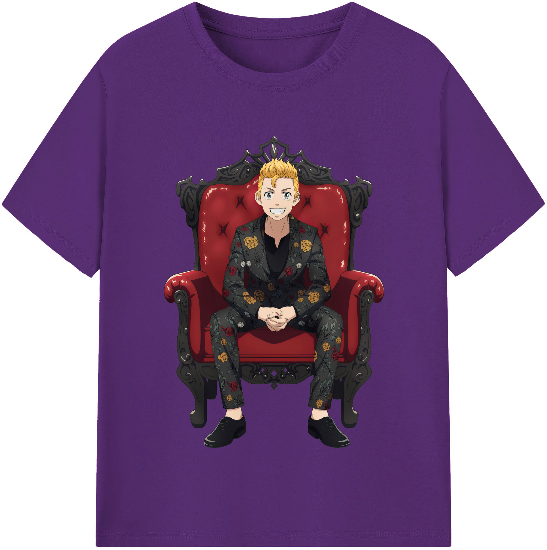 （画像用） 東京リベンジャーズ Tokyo Revengers 綿100％半袖Tシャツ（フロントプリント）