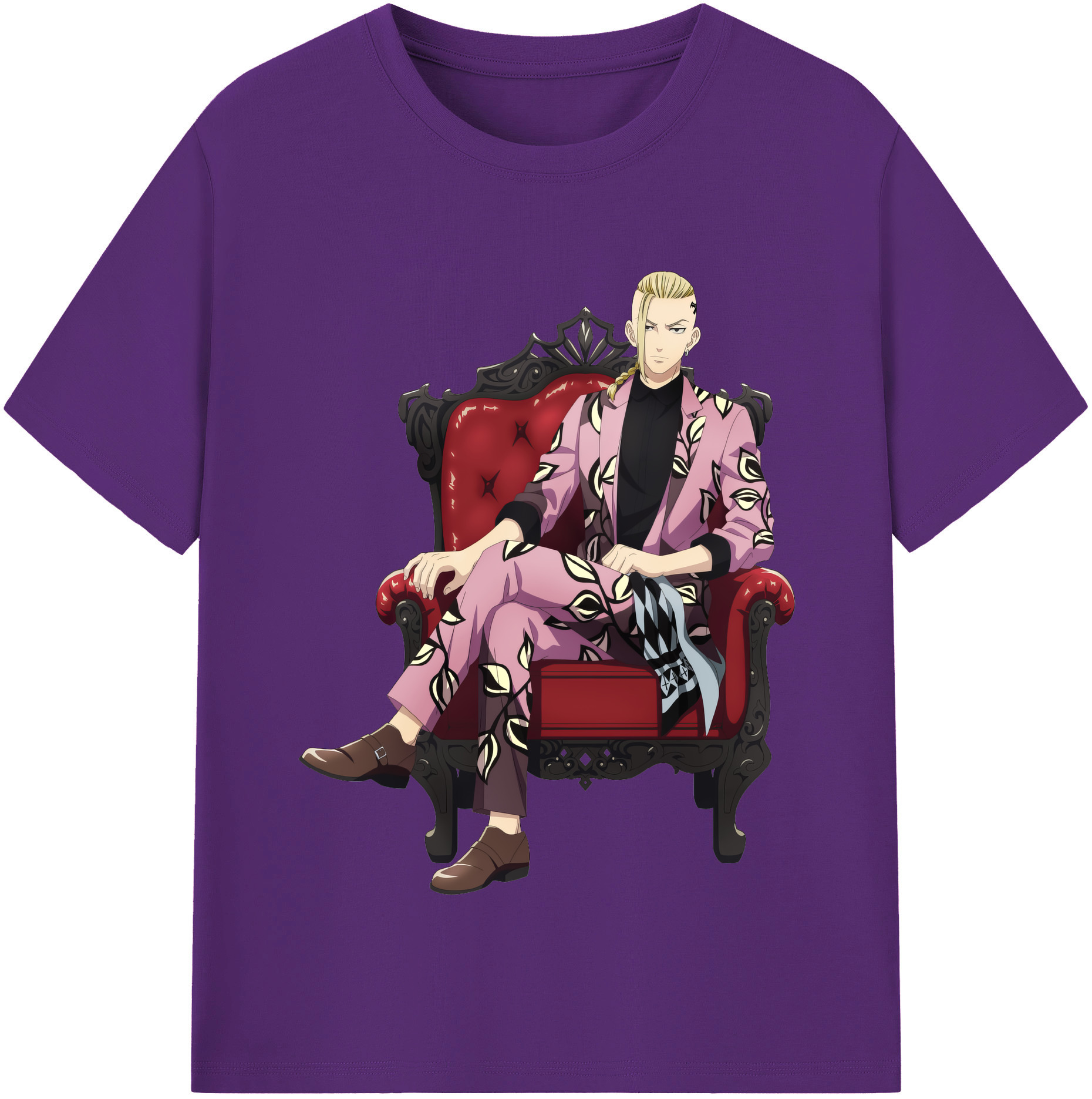 （画像用） 東京リベンジャーズ Tokyo Revengers 綿100％半袖Tシャツ（フロントプリント）