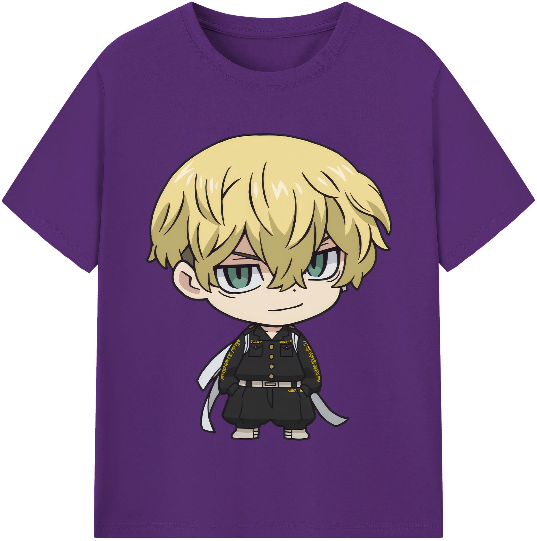 （画像用） 東京リベンジャーズ Tokyo Revengers 綿100％半袖Tシャツ（フロントプリント）