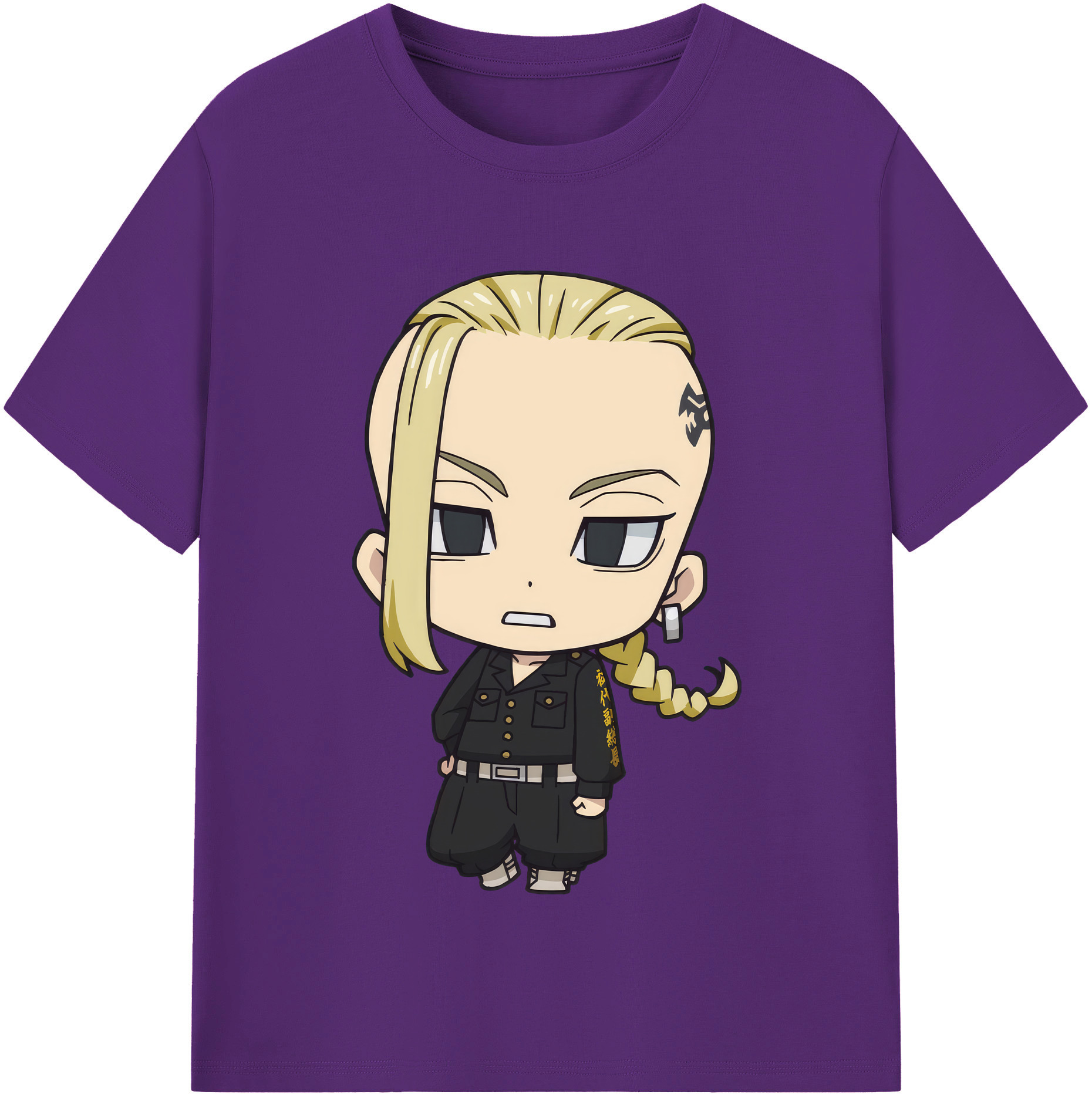 （画像用） 東京リベンジャーズ Tokyo Revengers 綿100％半袖Tシャツ（フロントプリント）