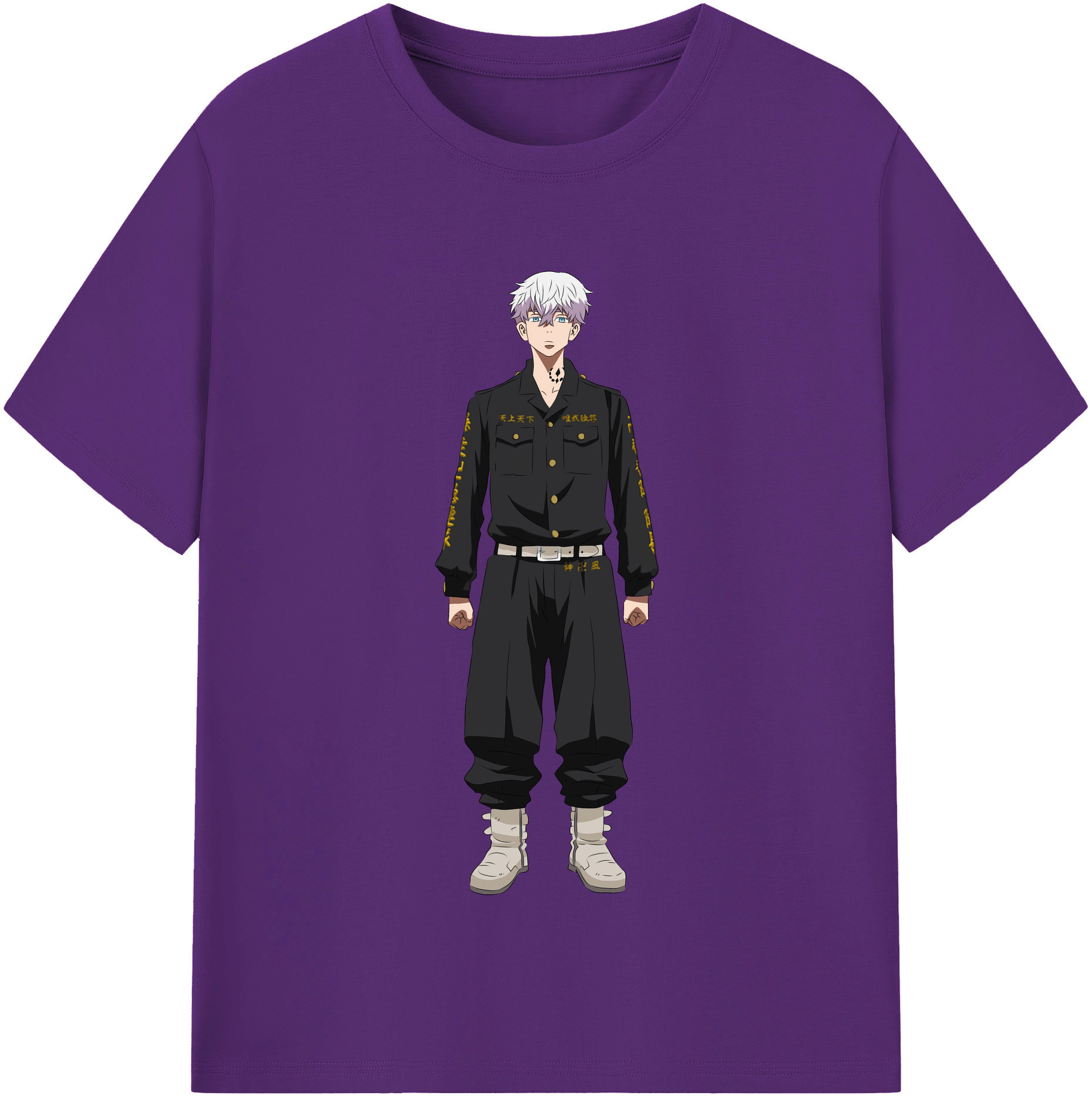 （画像用） 東京リベンジャーズ Tokyo Revengers 綿100％半袖Tシャツ（フロントプリント）