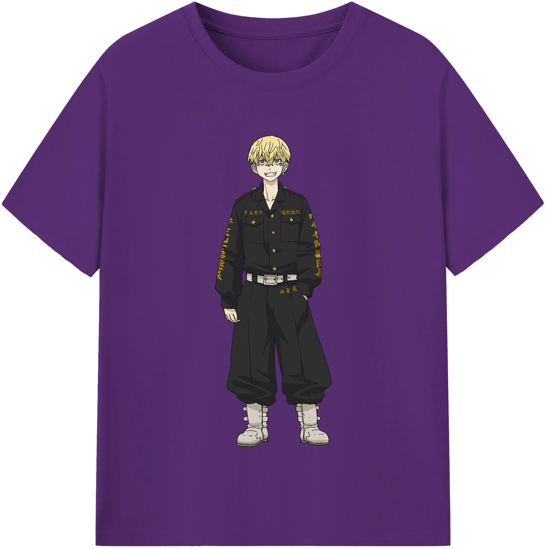 （画像用） 東京リベンジャーズ Tokyo Revengers 綿100％半袖Tシャツ（フロントプリント）