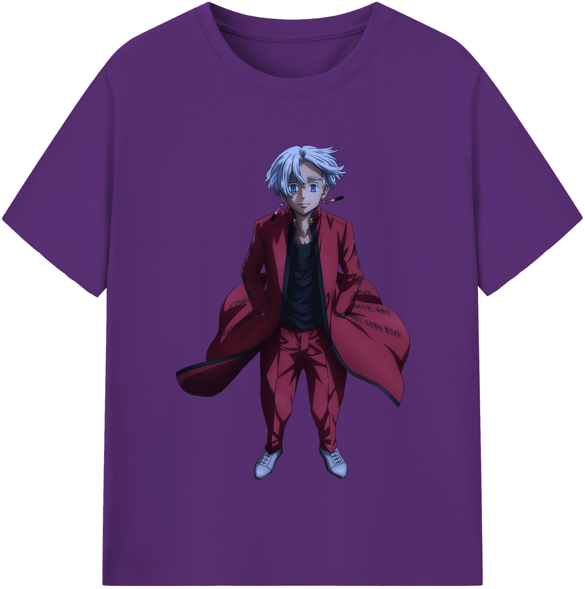 （画像用） 東京リベンジャーズ Tokyo Revengers 綿100％半袖Tシャツ（フロントプリント）