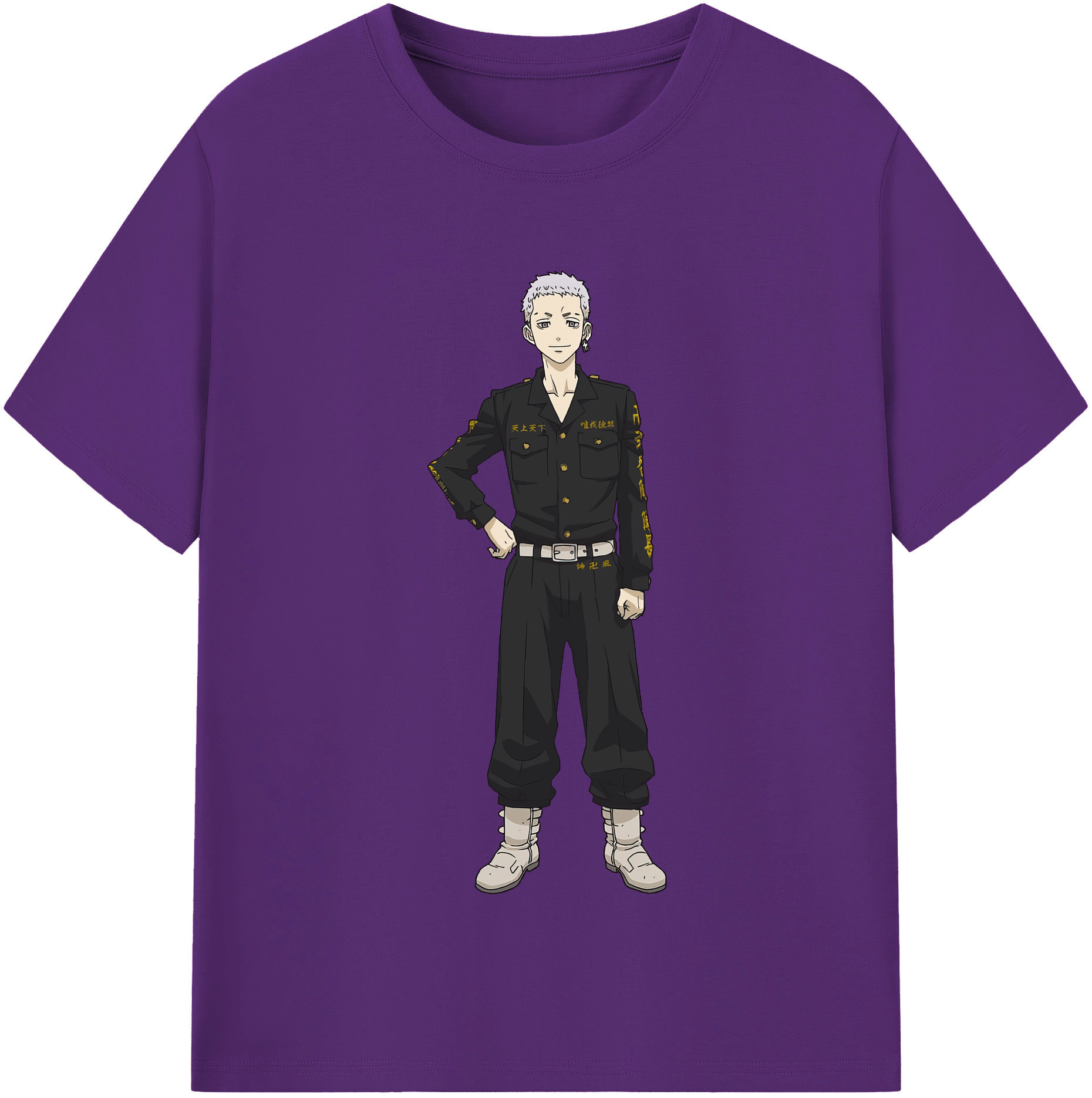（画像用） 東京リベンジャーズ Tokyo Revengers 綿100％半袖Tシャツ（フロントプリント）