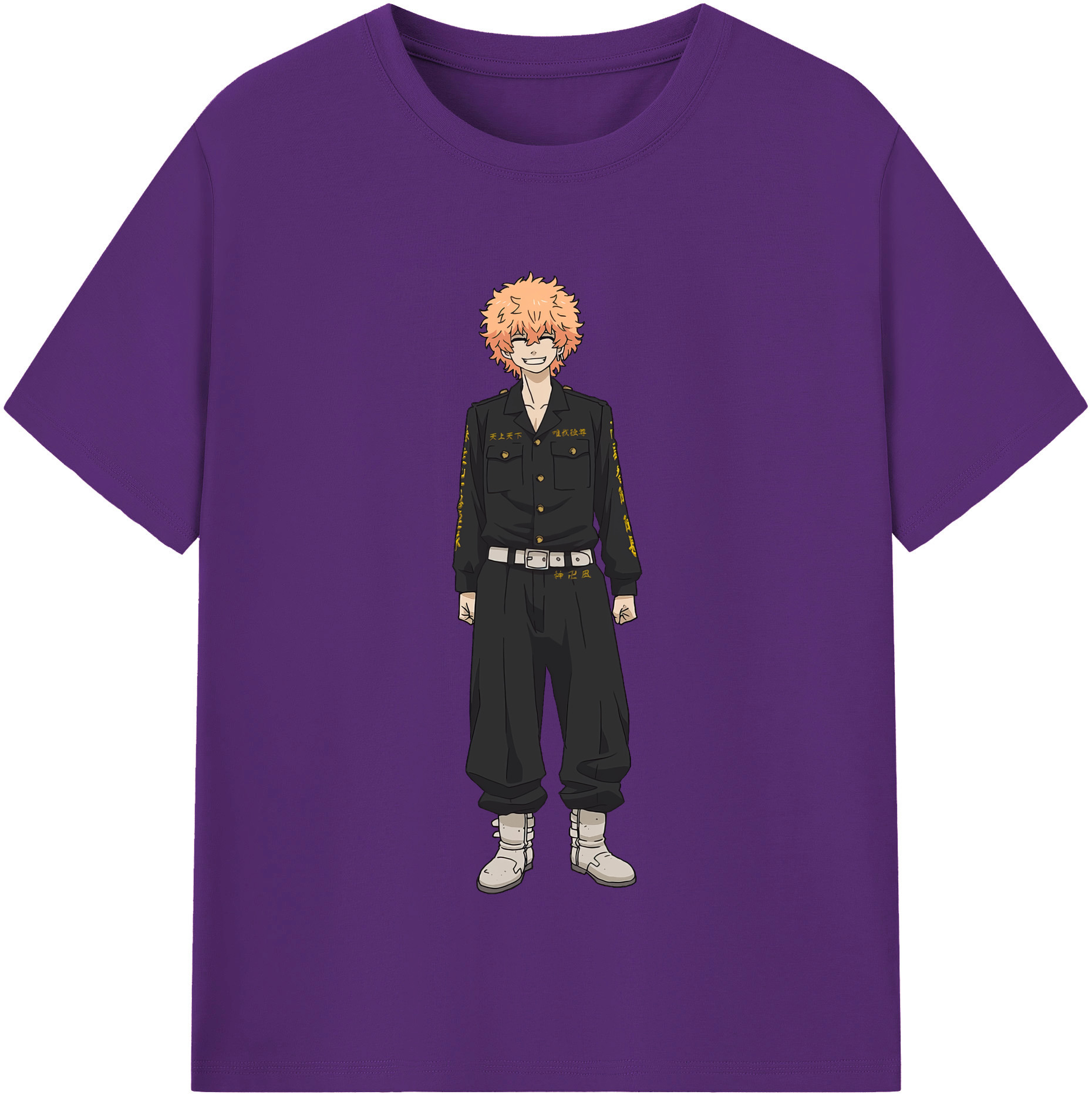 （画像用） 東京リベンジャーズ Tokyo Revengers 綿100％半袖Tシャツ（フロントプリント）