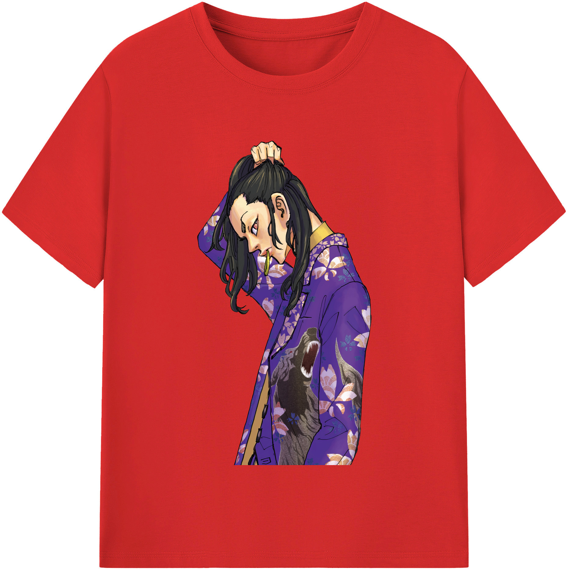 （画像用） 東京リベンジャーズ Tokyo Revengers 綿100％半袖Tシャツ（フロントプリント）