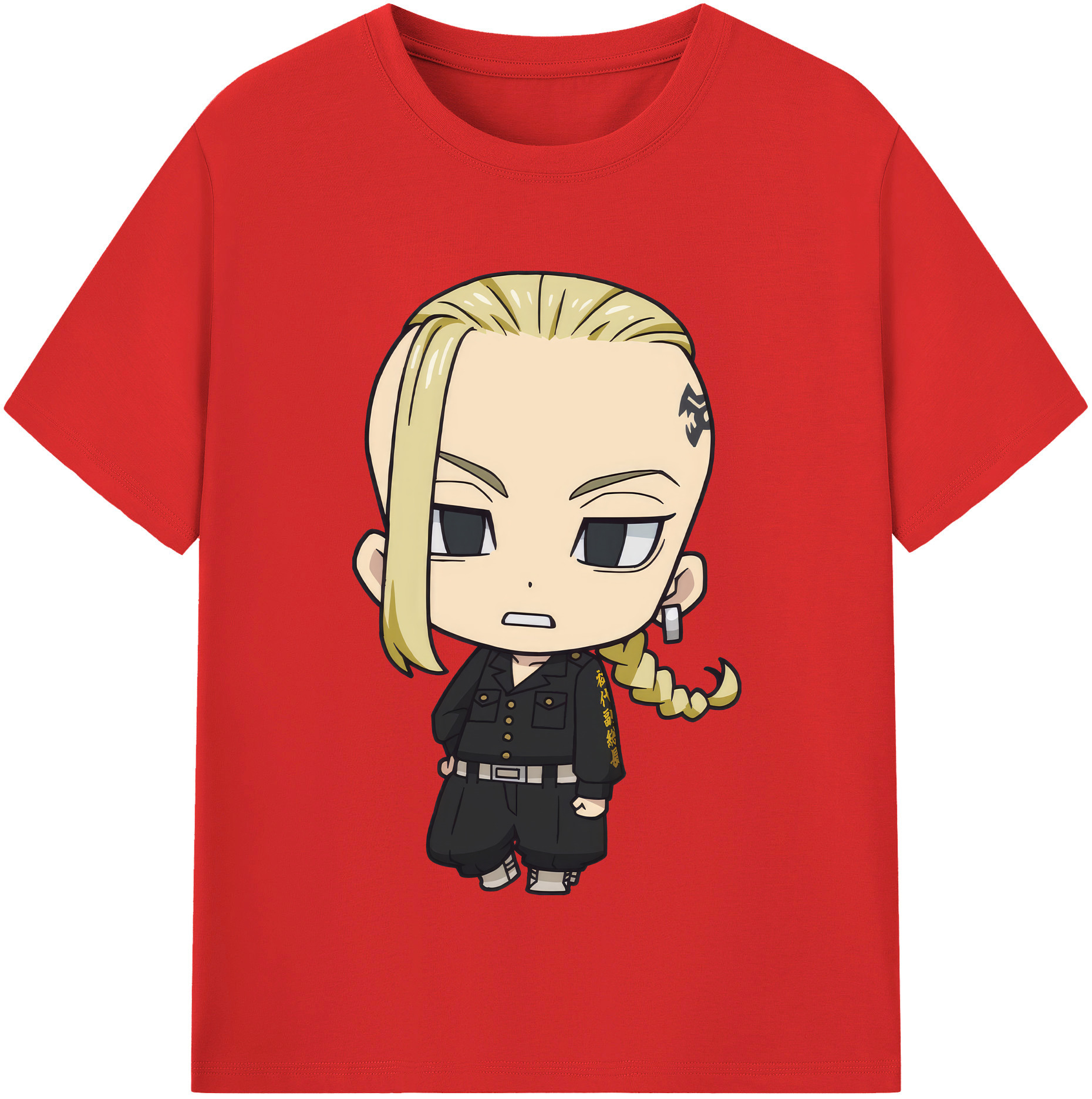 （画像用） 東京リベンジャーズ Tokyo Revengers 綿100％半袖Tシャツ（フロントプリント）