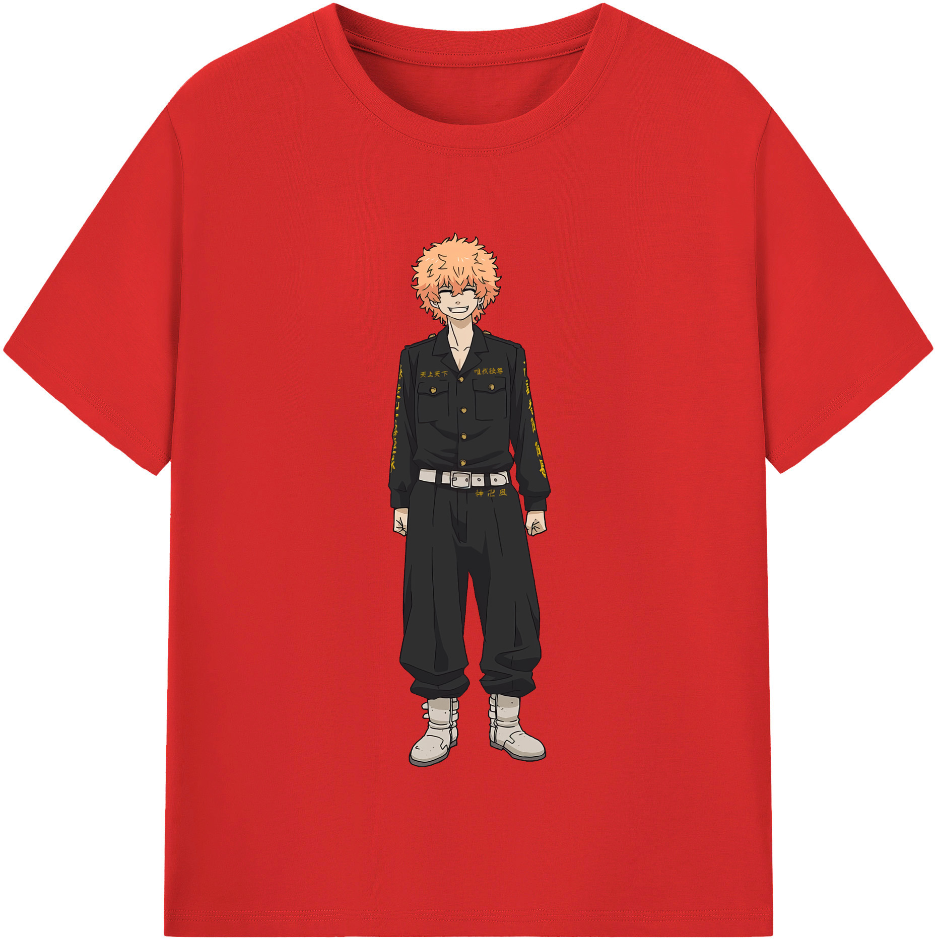 （画像用） 東京リベンジャーズ Tokyo Revengers 綿100％半袖Tシャツ（フロントプリント）