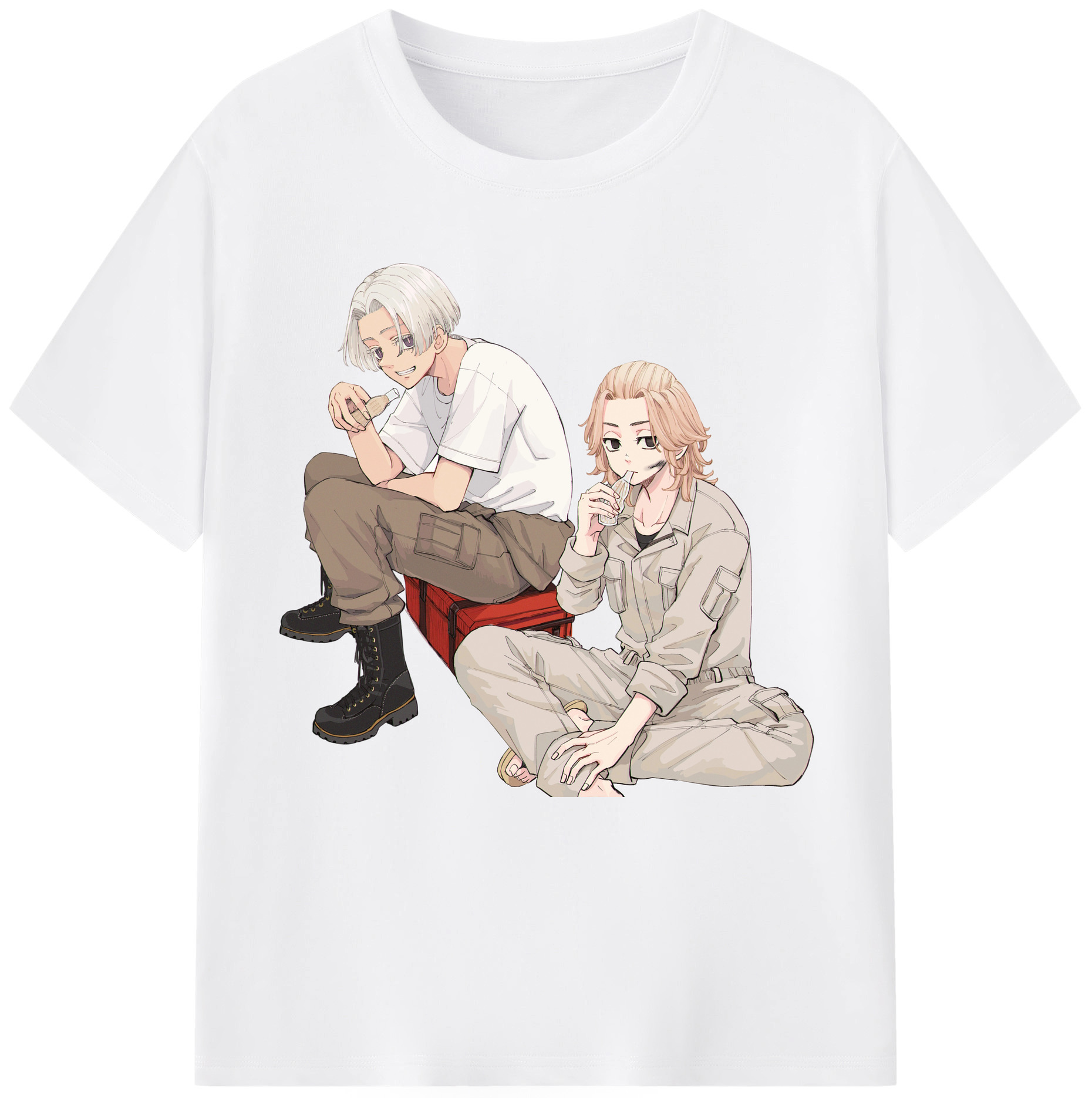 （画像用） 東京リベンジャーズ Tokyo Revengers 綿100％半袖Tシャツ（フロントプリント）
