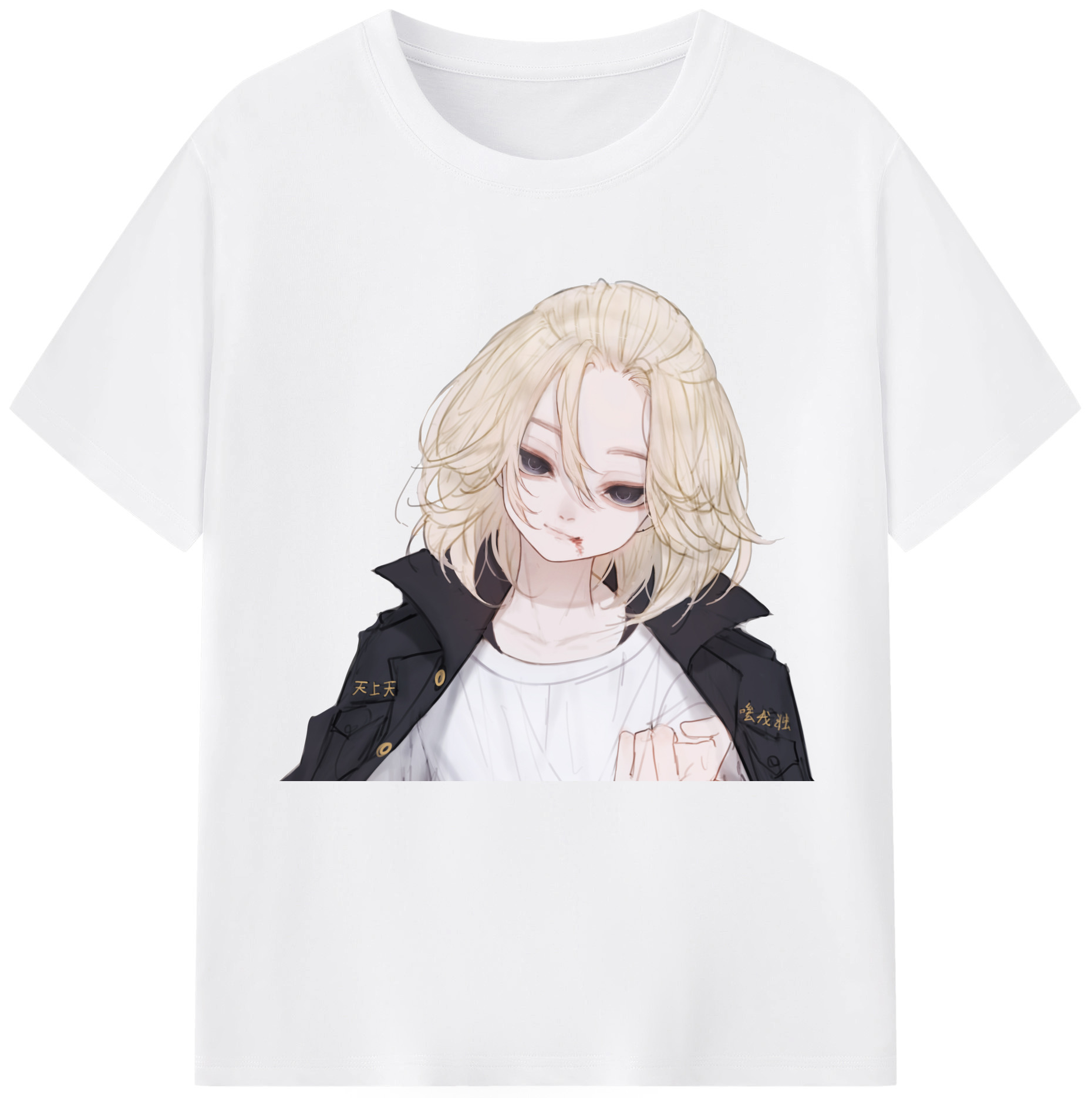 （画像用） 東京リベンジャーズ Tokyo Revengers 綿100％半袖Tシャツ（フロントプリント）
