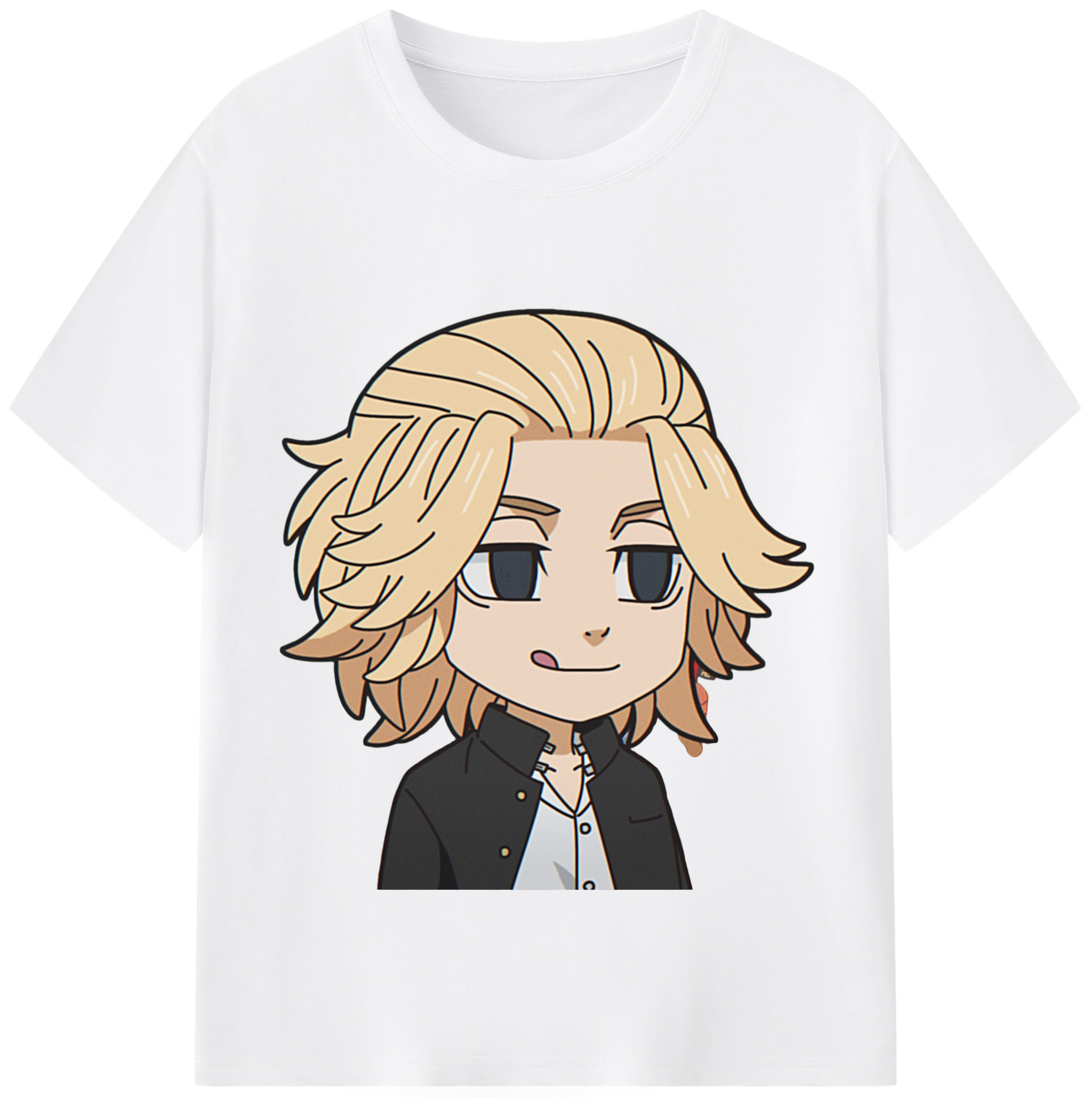 （画像用） 東京リベンジャーズ Tokyo Revengers 綿100％半袖Tシャツ（フロントプリント）