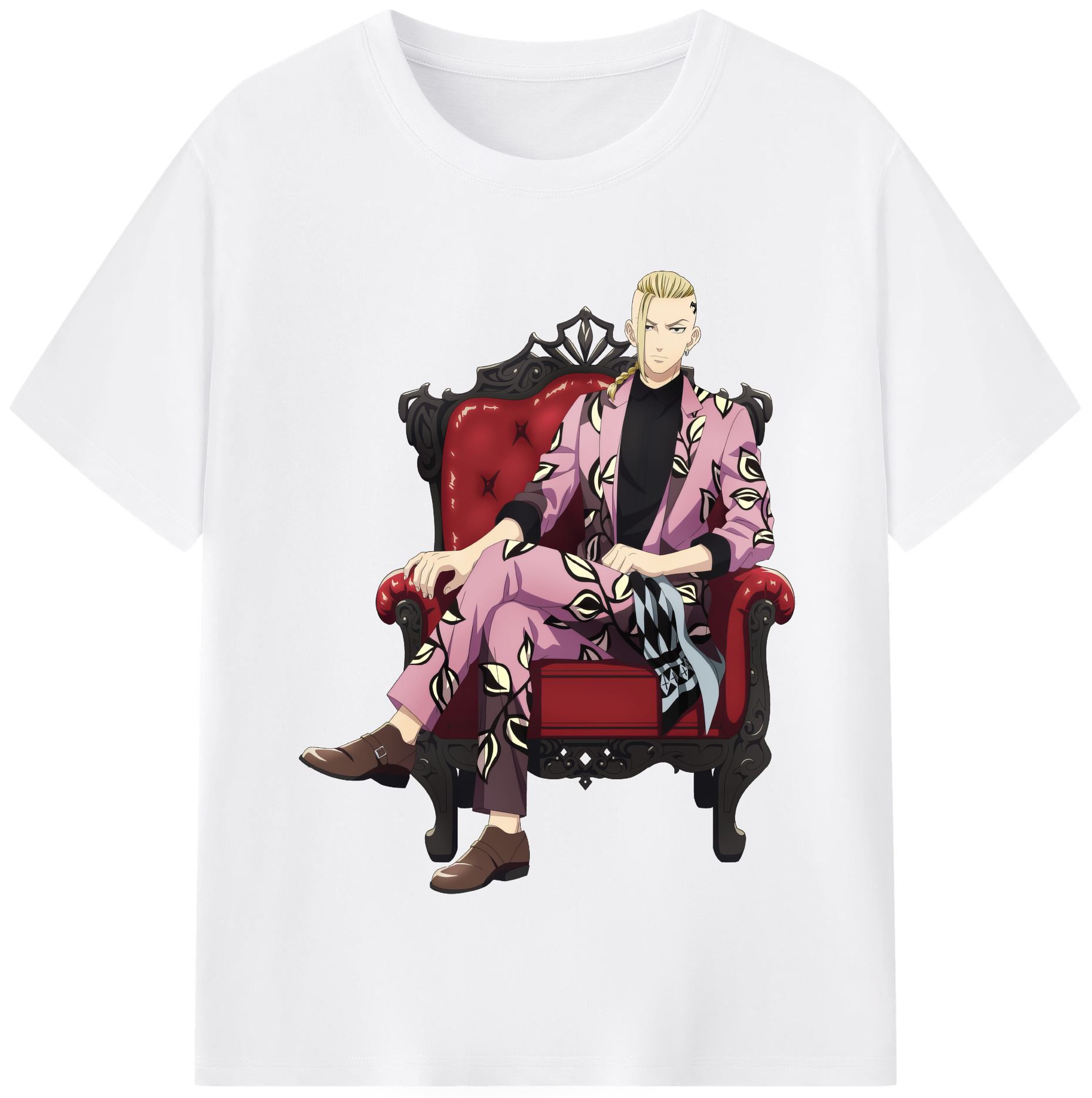 （画像用） 東京リベンジャーズ Tokyo Revengers 綿100％半袖Tシャツ（フロントプリント）
