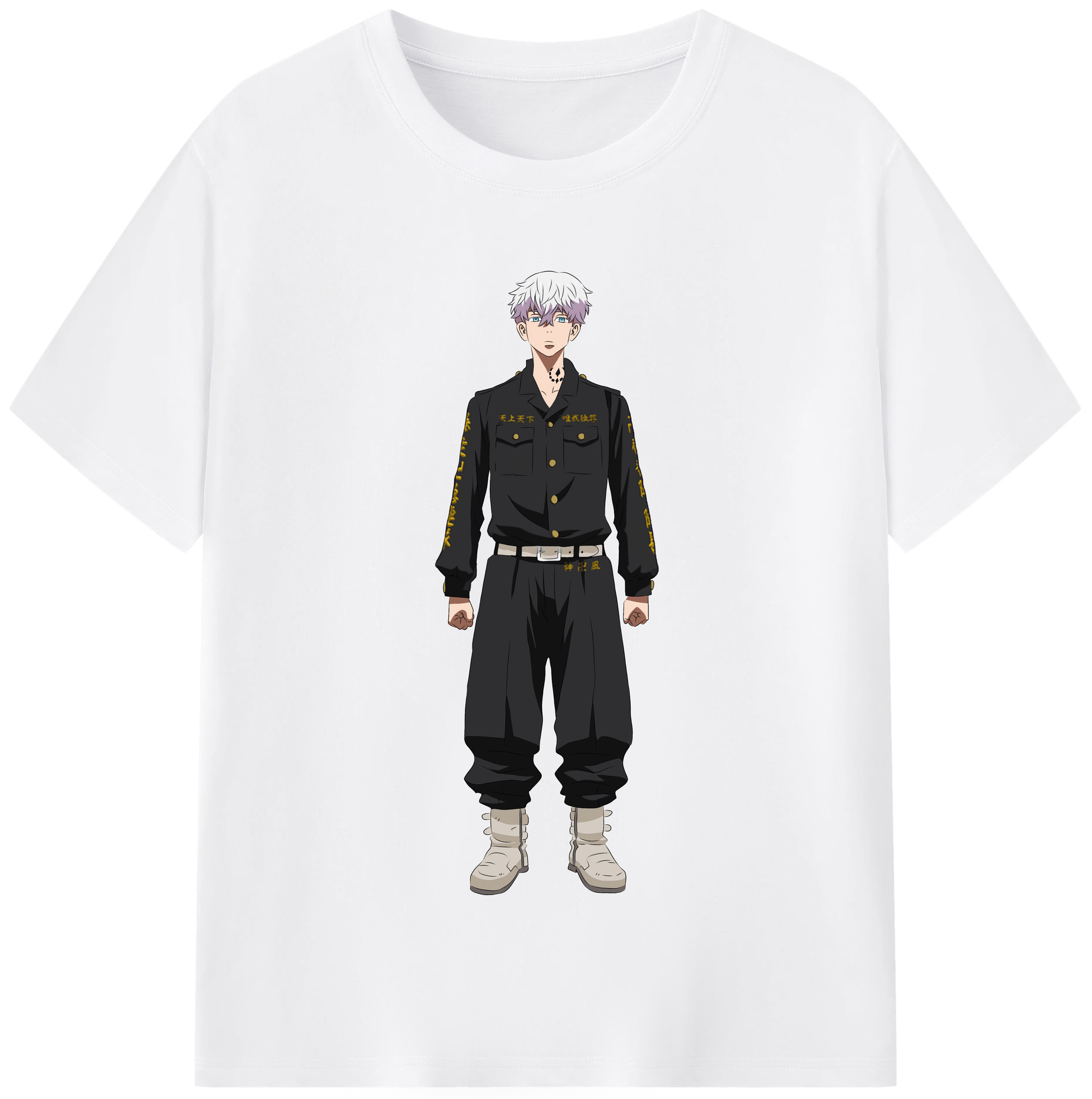 （画像用） 東京リベンジャーズ Tokyo Revengers 綿100％半袖Tシャツ（フロントプリント）