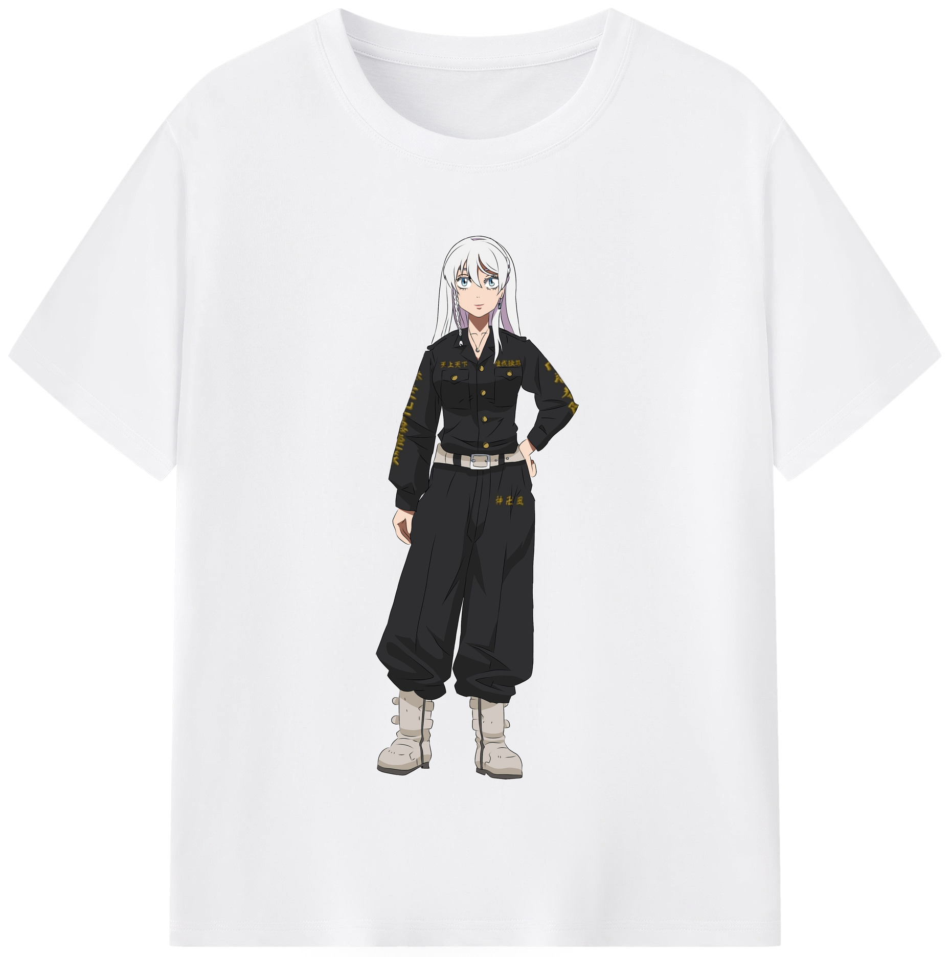 （画像用） 東京リベンジャーズ Tokyo Revengers 綿100％半袖Tシャツ（フロントプリント）