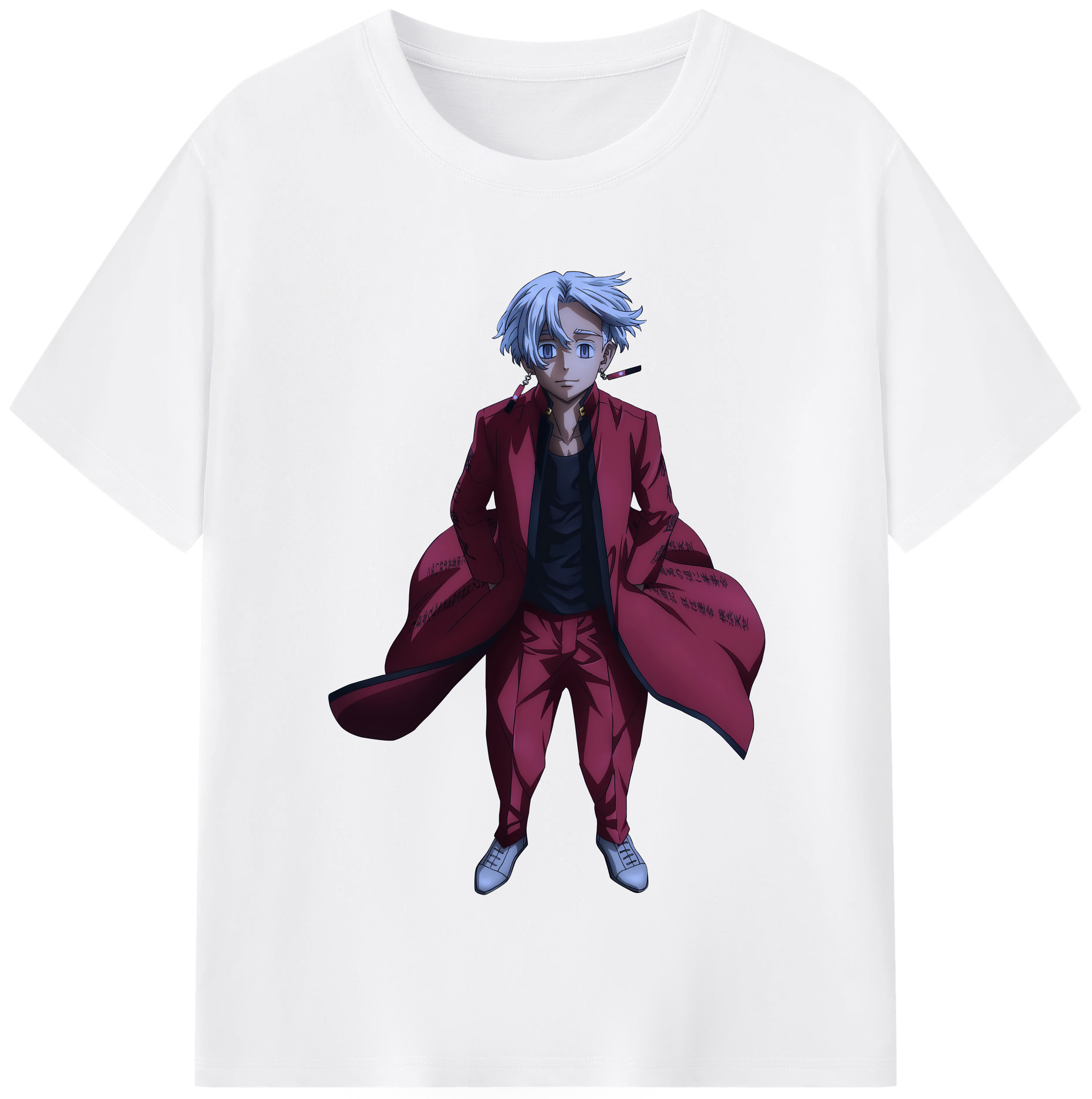 （画像用） 東京リベンジャーズ Tokyo Revengers 綿100％半袖Tシャツ（フロントプリント）