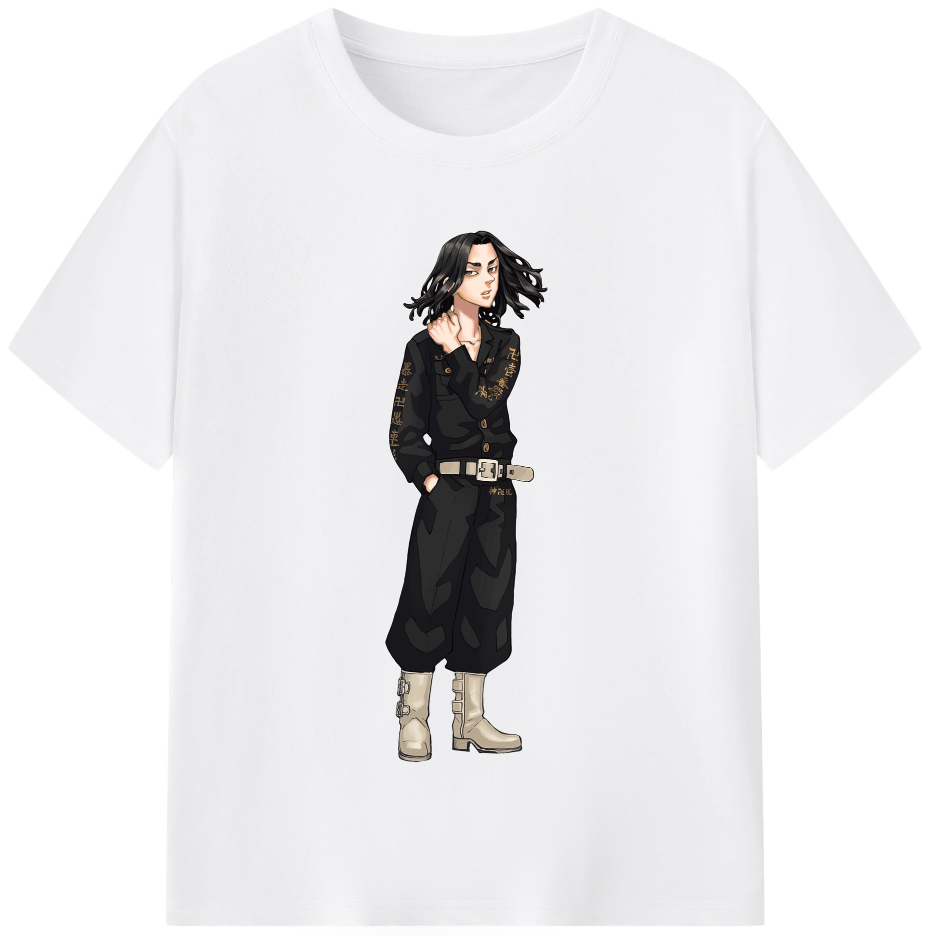 （画像用） 東京リベンジャーズ Tokyo Revengers 綿100％半袖Tシャツ（フロントプリント）