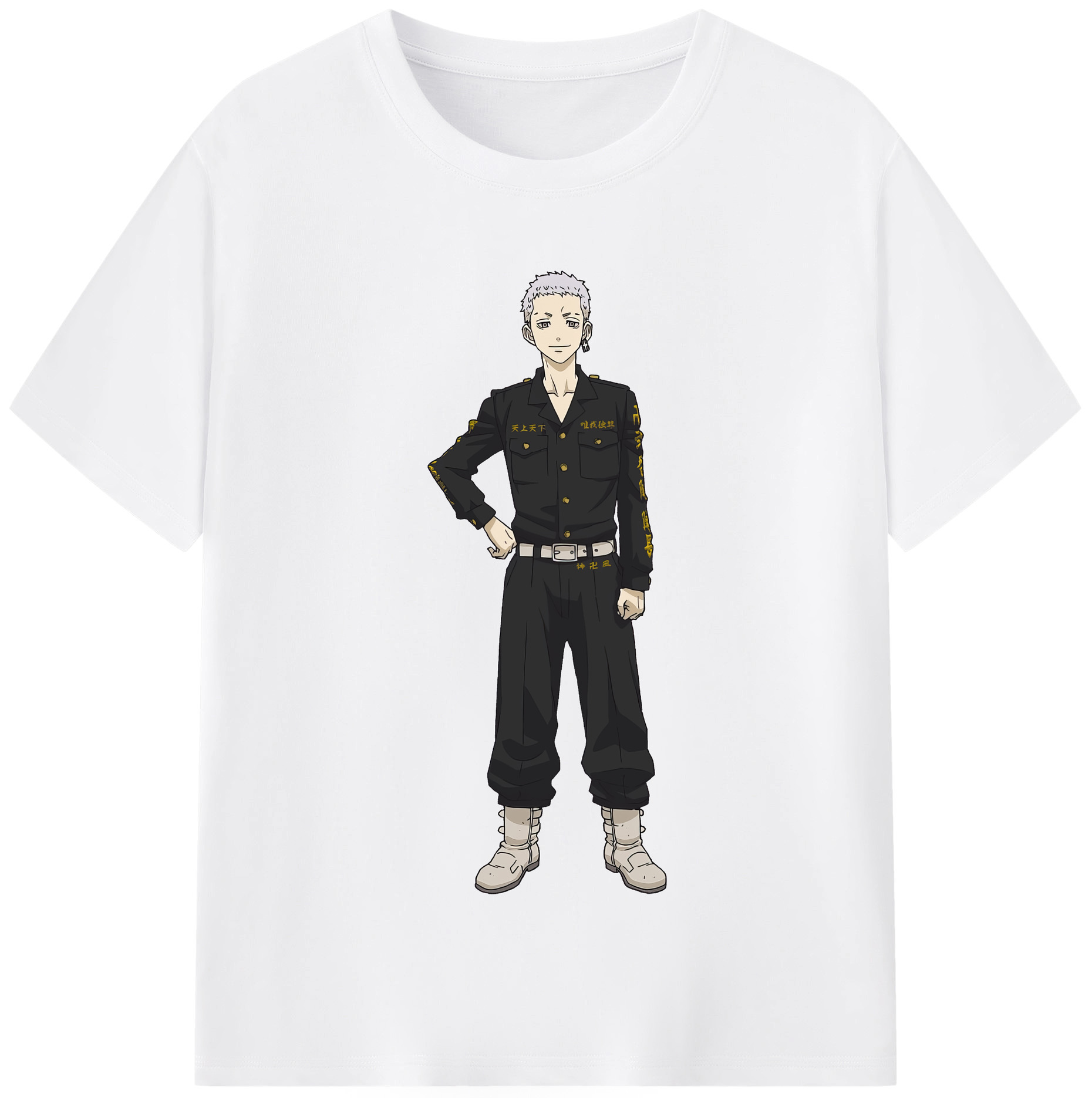 （画像用） 東京リベンジャーズ Tokyo Revengers 綿100％半袖Tシャツ（フロントプリント）
