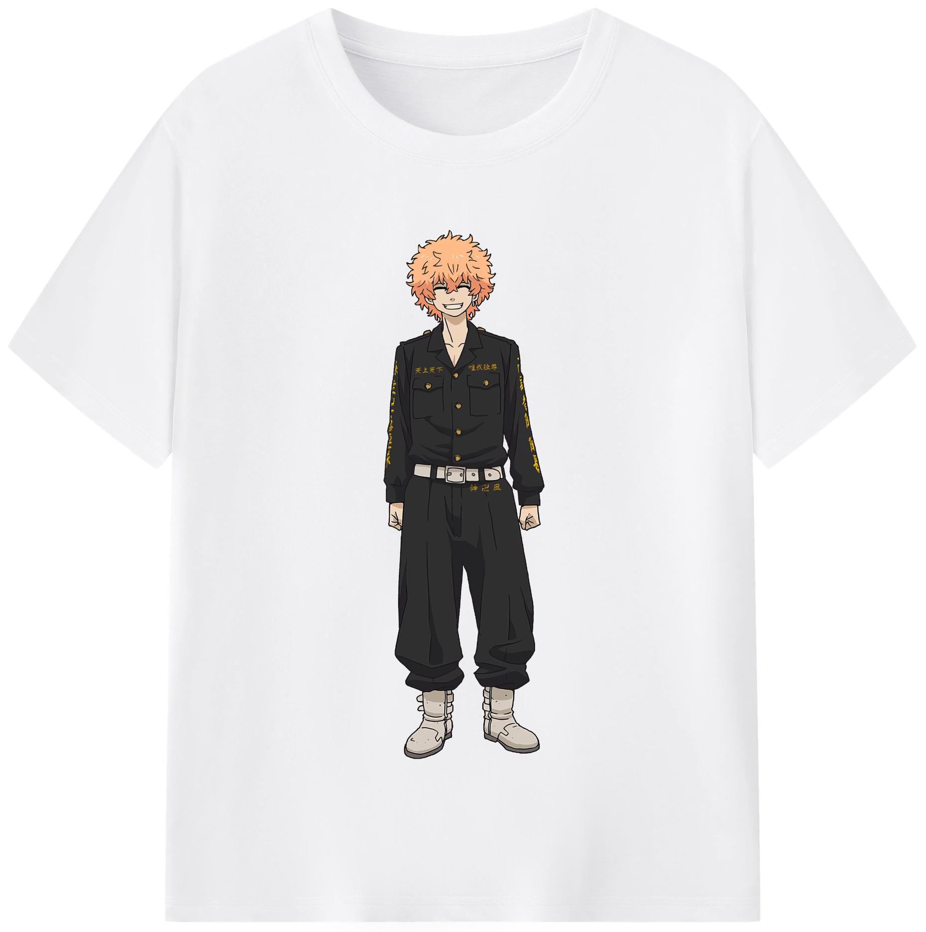 （画像用） 東京リベンジャーズ Tokyo Revengers 綿100％半袖Tシャツ（フロントプリント）