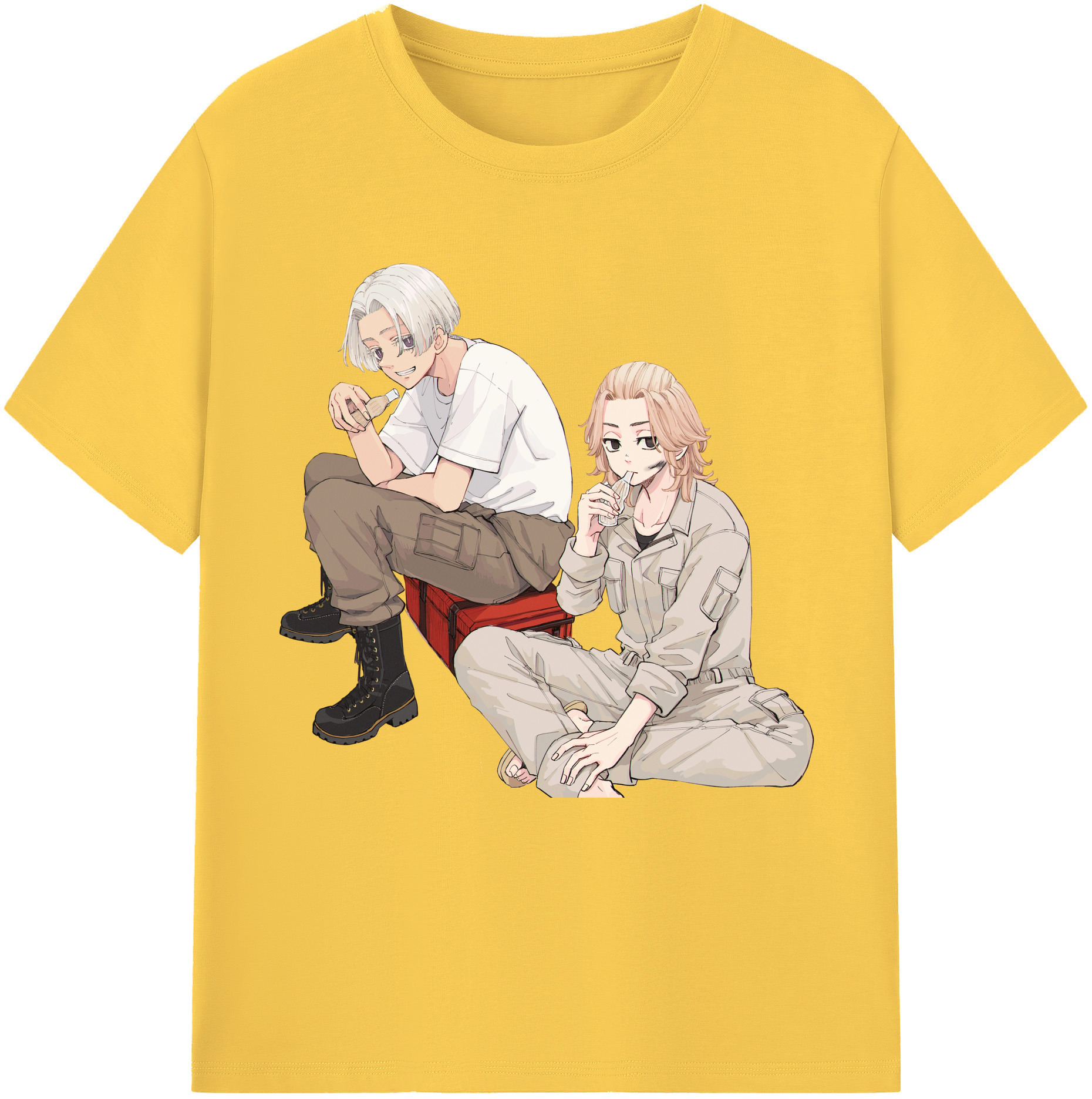 （画像用） 東京リベンジャーズ Tokyo Revengers 綿100％半袖Tシャツ（フロントプリント）
