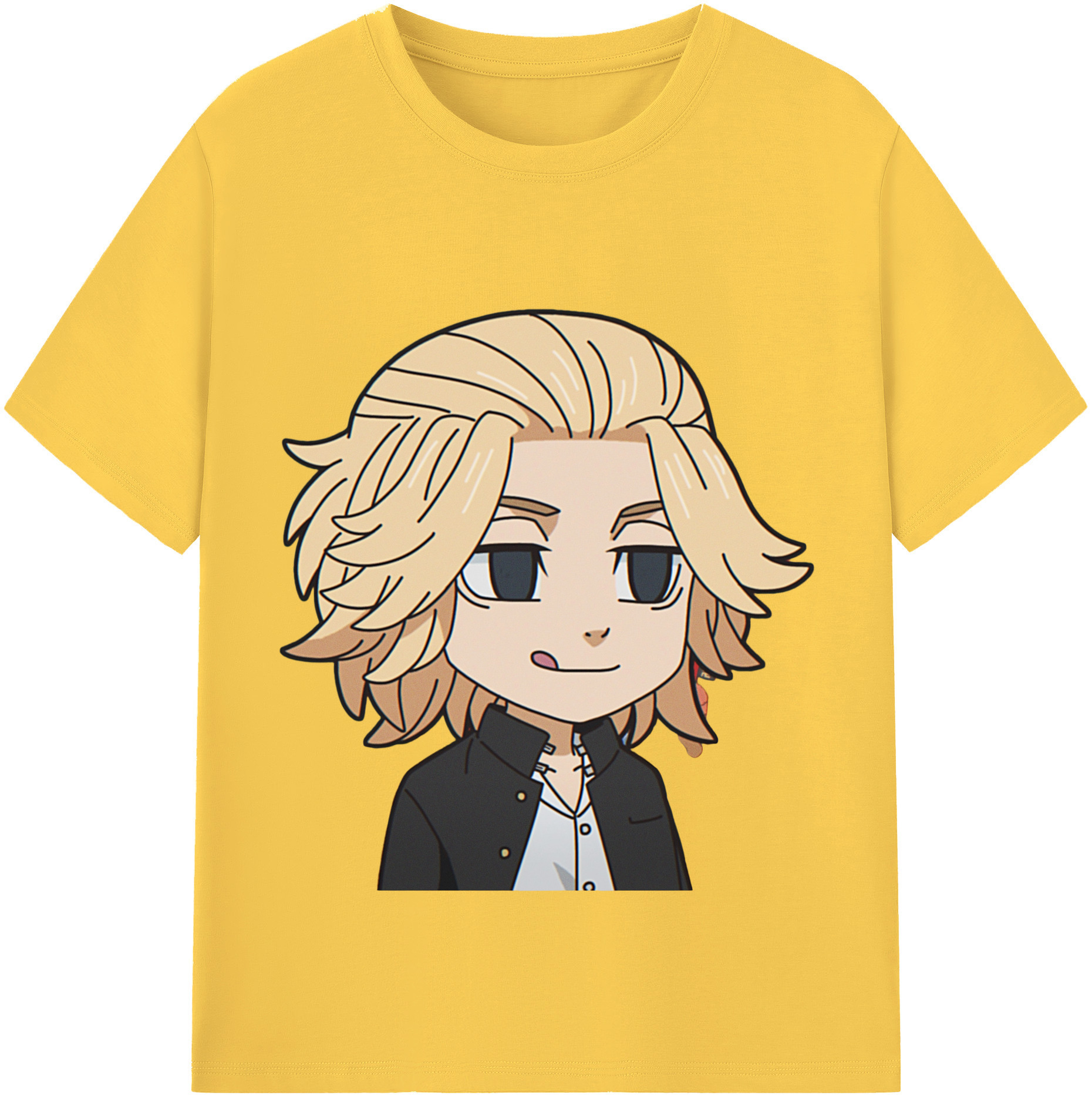 （画像用） 東京リベンジャーズ Tokyo Revengers 綿100％半袖Tシャツ（フロントプリント）