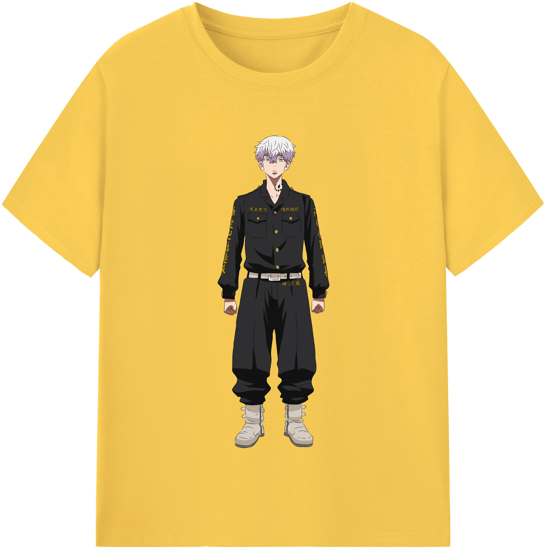 （画像用） 東京リベンジャーズ Tokyo Revengers 綿100％半袖Tシャツ（フロントプリント）