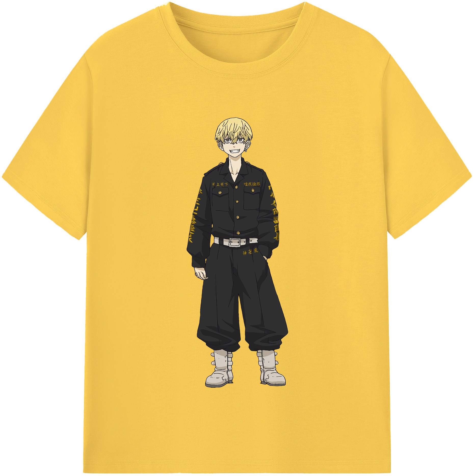 （画像用） 東京リベンジャーズ Tokyo Revengers 綿100％半袖Tシャツ（フロントプリント）