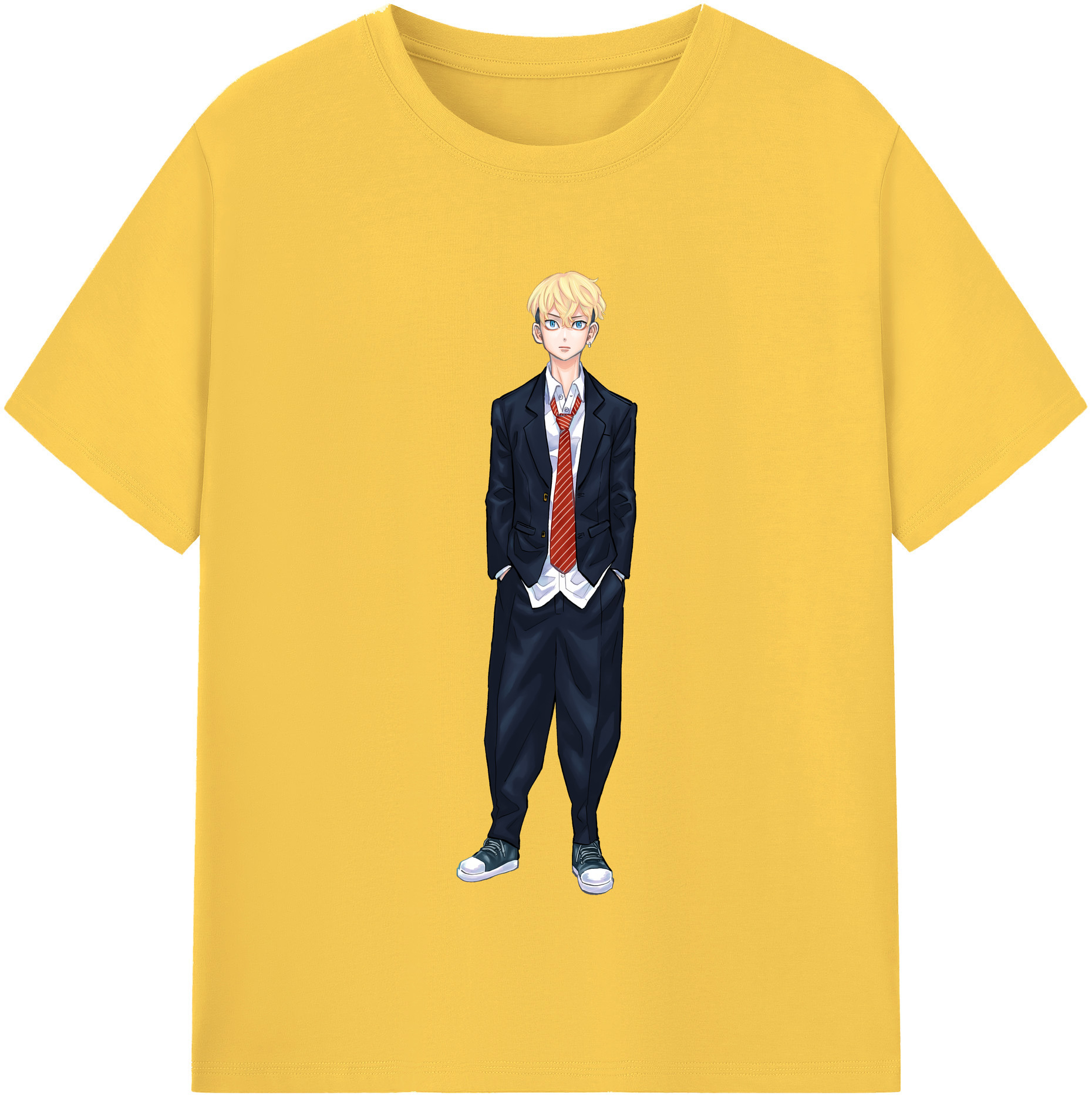 （画像用） 東京リベンジャーズ Tokyo Revengers 綿100％半袖Tシャツ（フロントプリント）