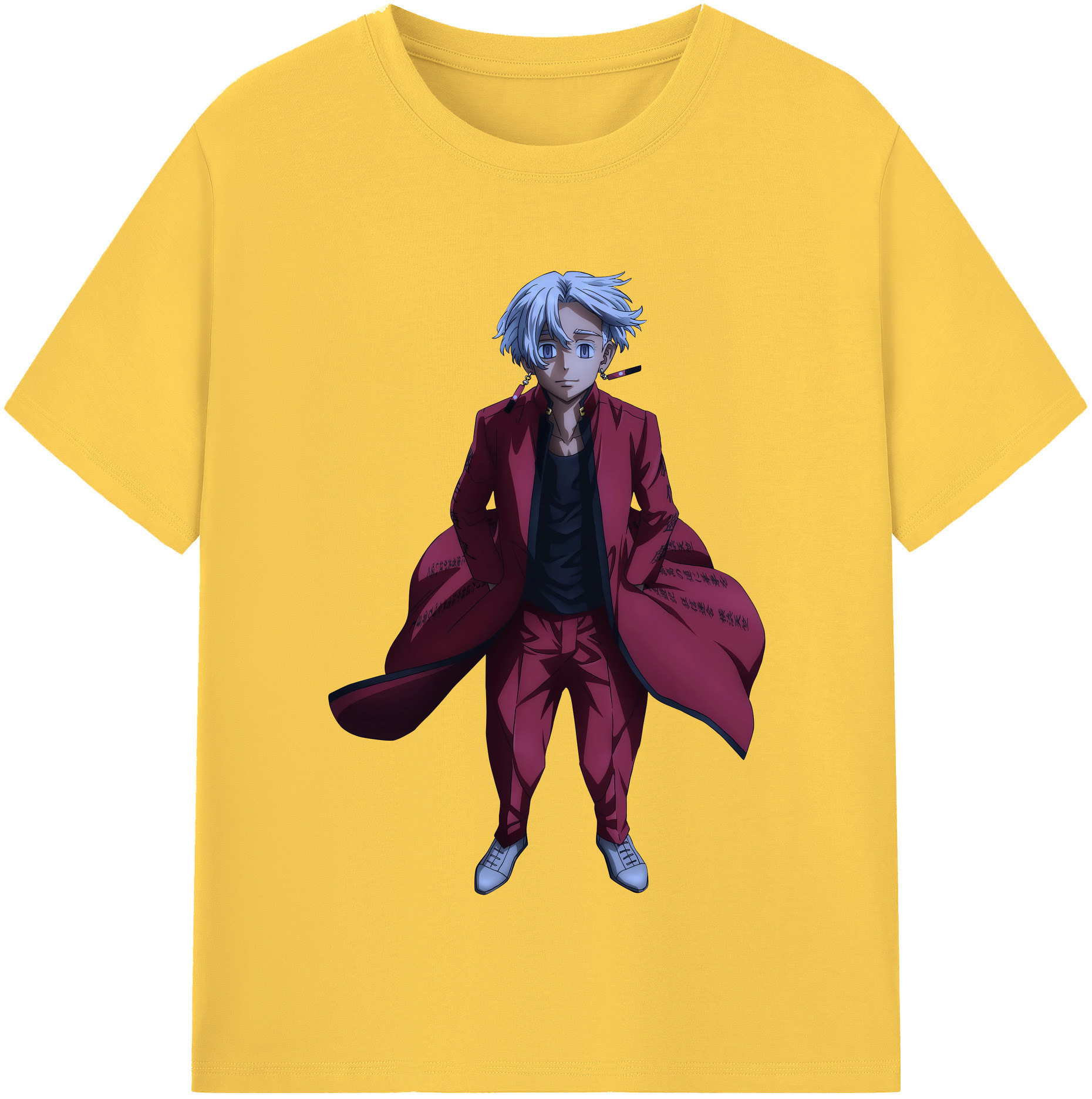 （画像用） 東京リベンジャーズ Tokyo Revengers 綿100％半袖Tシャツ（フロントプリント）
