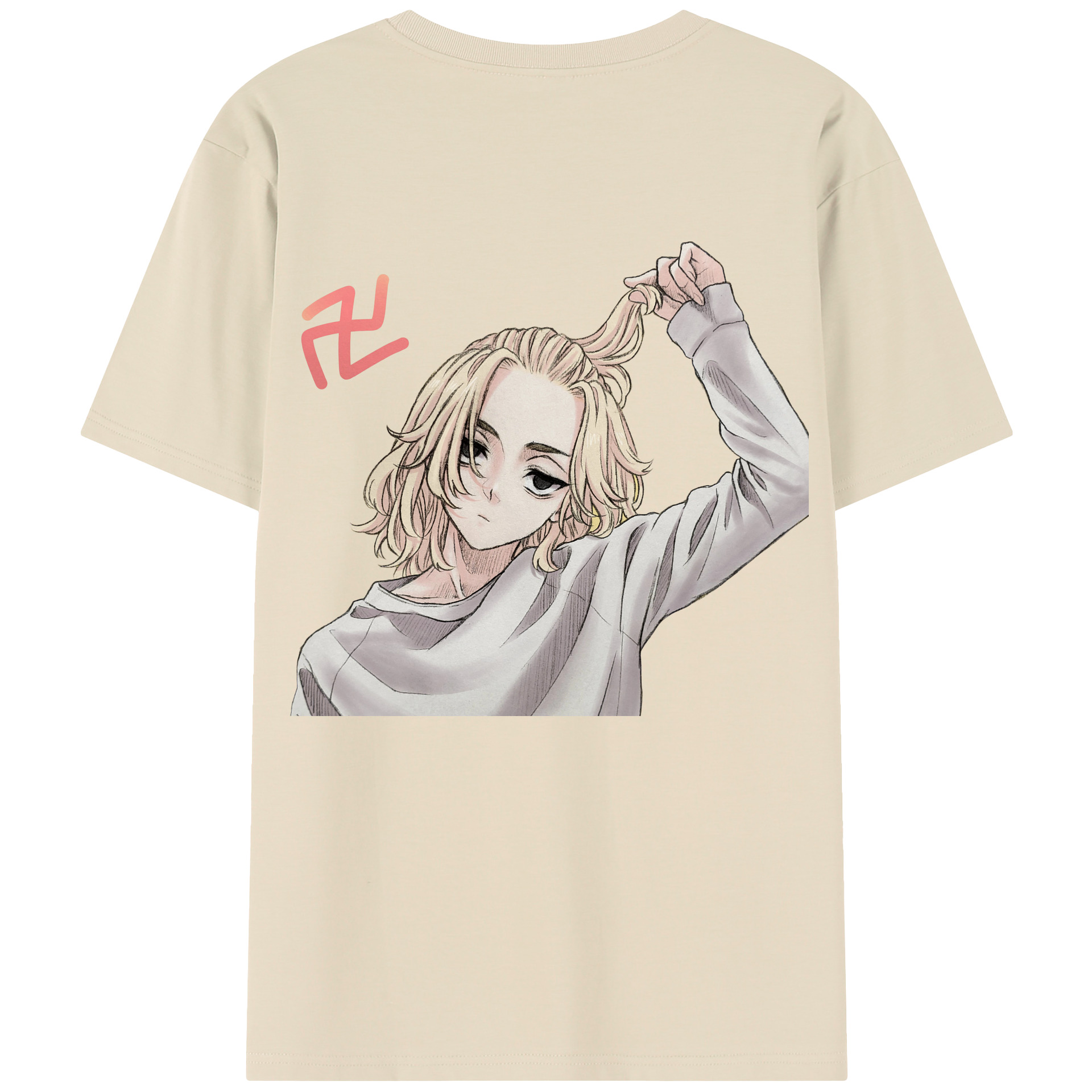 （画像用） 東京リベンジャーズ Tokyo Revengers 綿100％半袖Tシャツ（背面プリント）