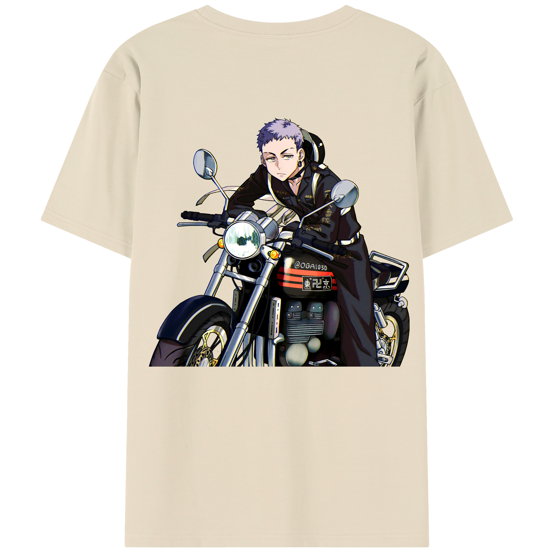 （画像用） 東京リベンジャーズ Tokyo Revengers 綿100％半袖Tシャツ（背面プリント）