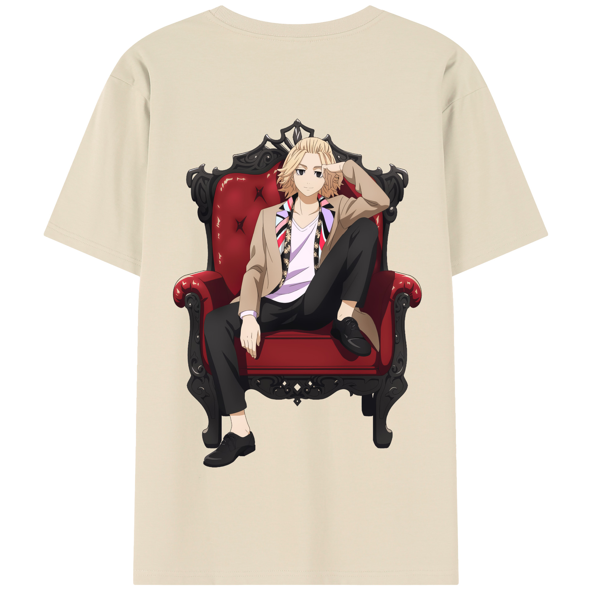 （画像用） 東京リベンジャーズ Tokyo Revengers 綿100％半袖Tシャツ（背面プリント）