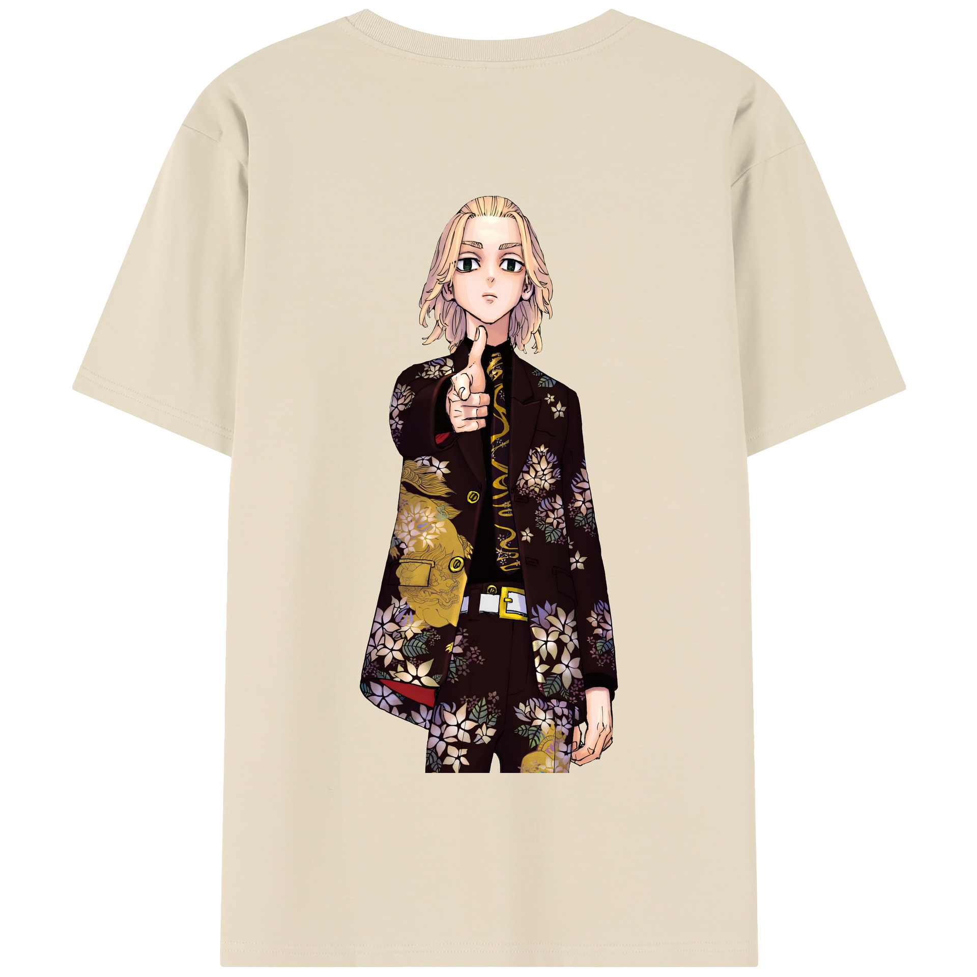 （画像用） 東京リベンジャーズ Tokyo Revengers 綿100％半袖Tシャツ（背面プリント）