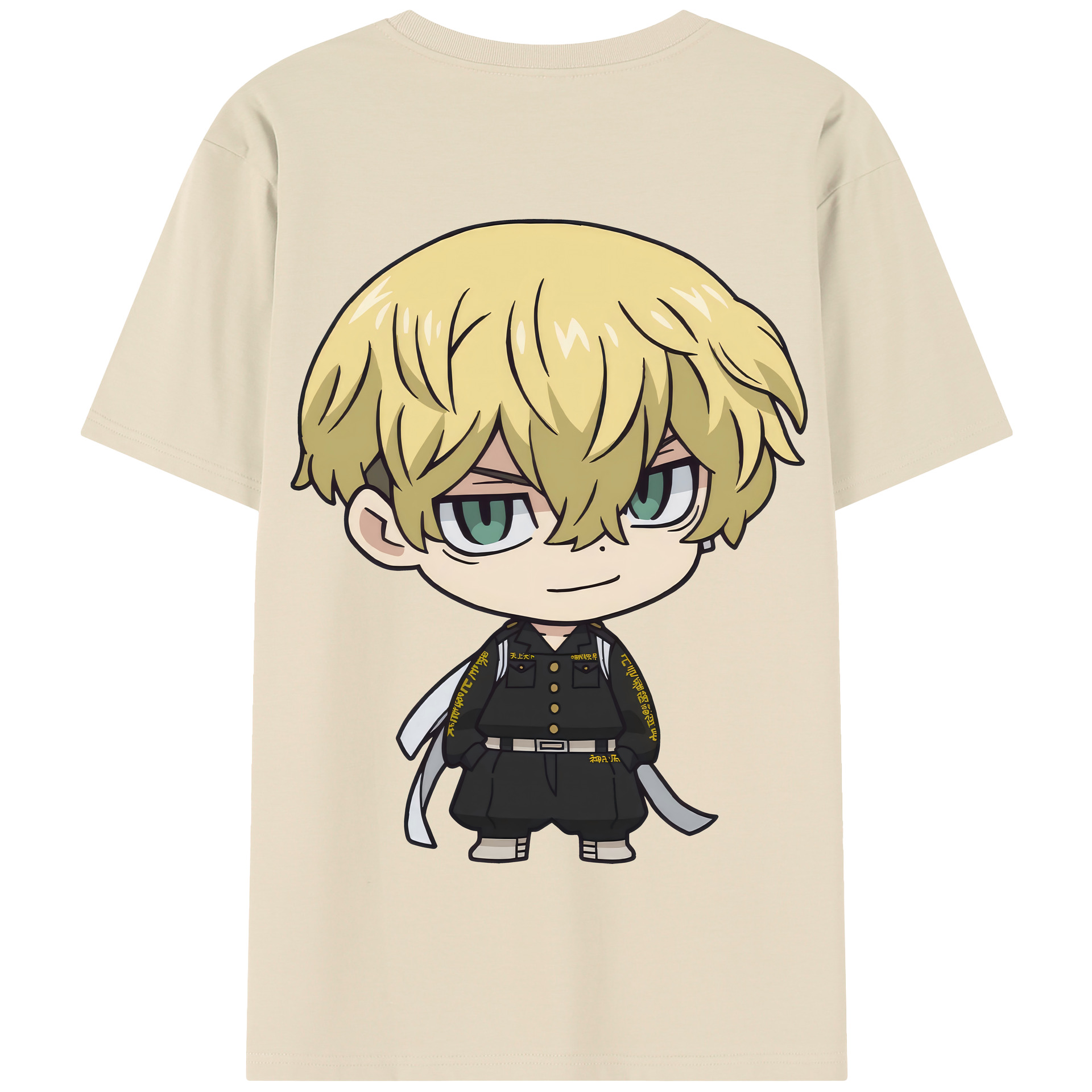 （画像用） 東京リベンジャーズ Tokyo Revengers 綿100％半袖Tシャツ（背面プリント）