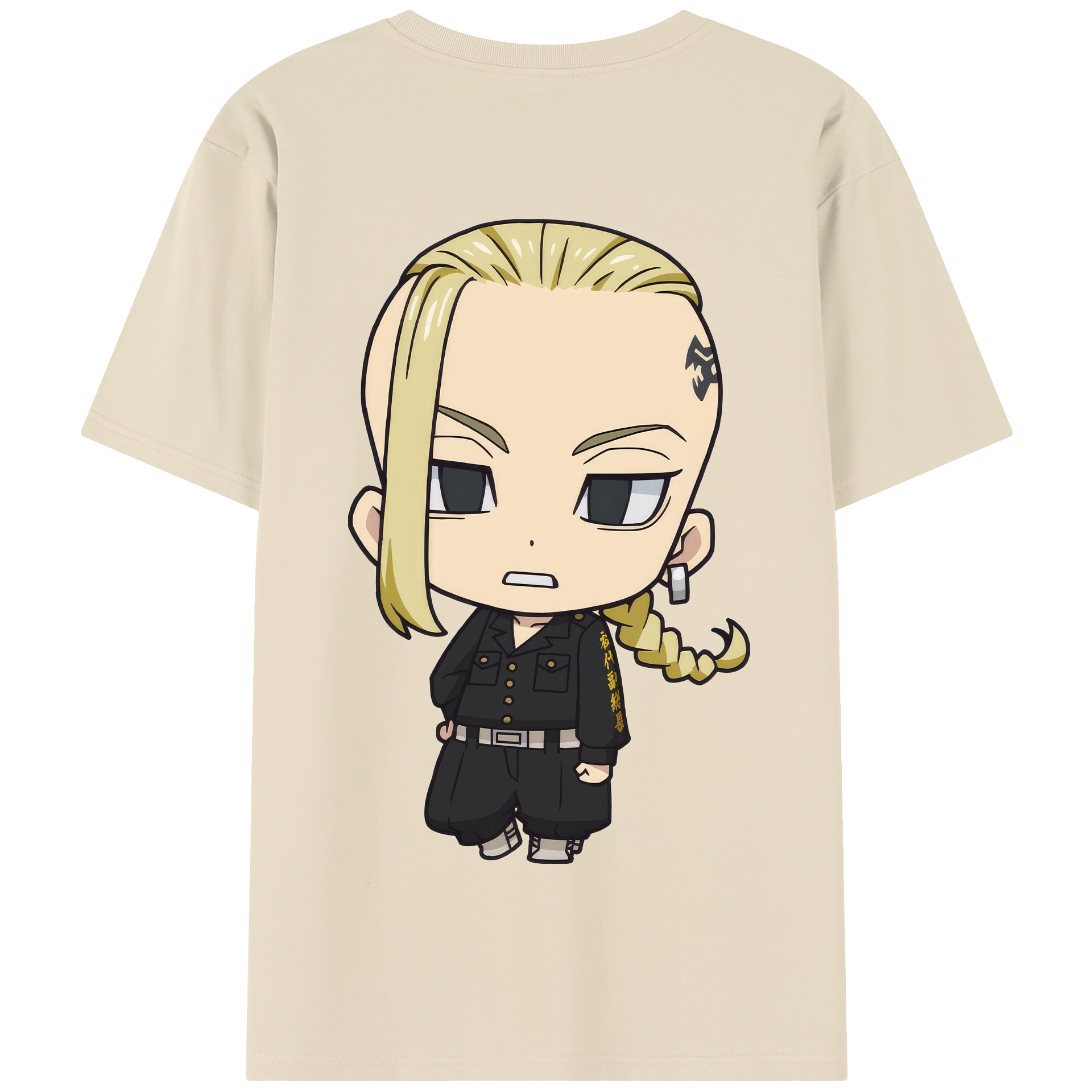 （画像用） 東京リベンジャーズ Tokyo Revengers 綿100％半袖Tシャツ（背面プリント）