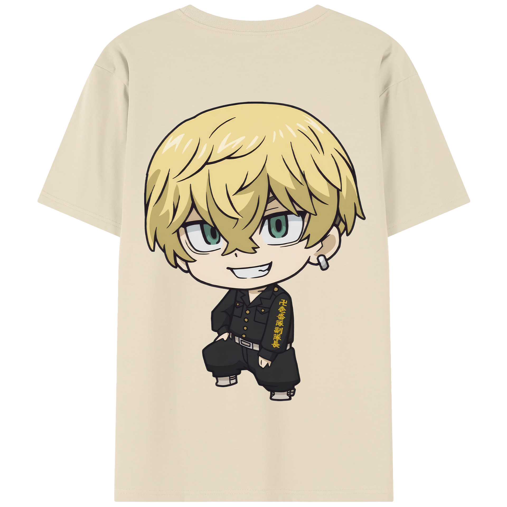 （画像用） 東京リベンジャーズ Tokyo Revengers 綿100％半袖Tシャツ（背面プリント）