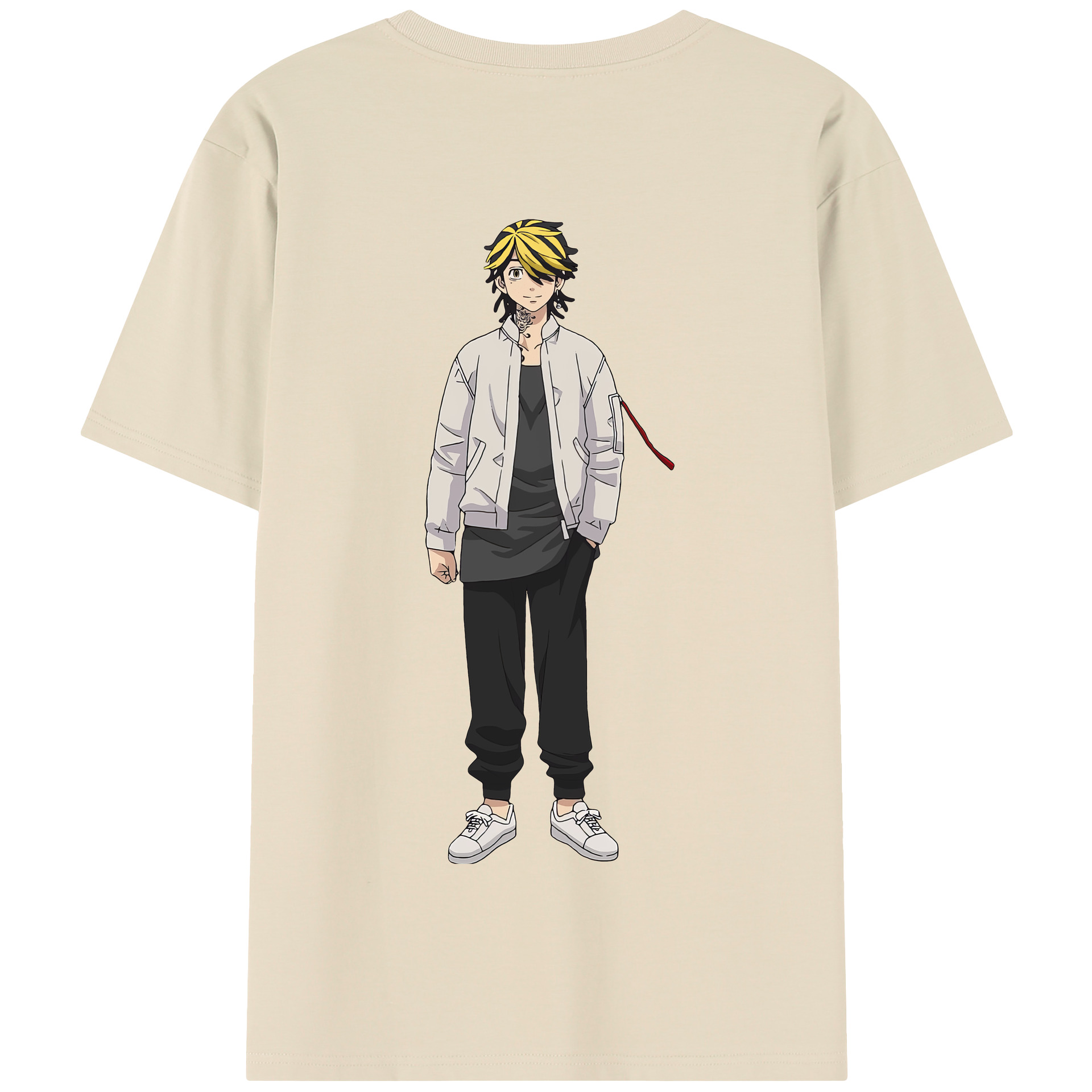 （画像用） 東京リベンジャーズ Tokyo Revengers 綿100％半袖Tシャツ（背面プリント）