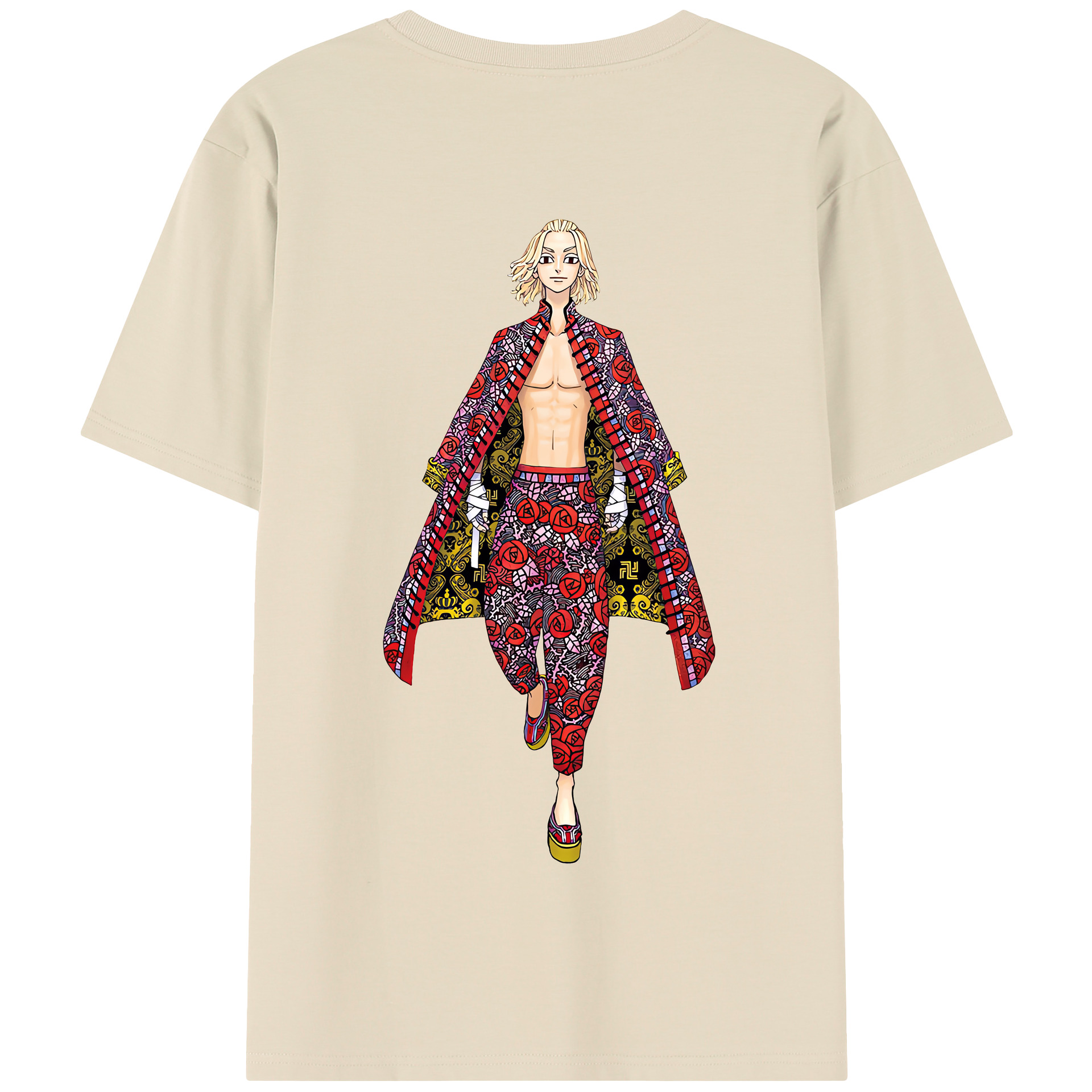 （画像用） 東京リベンジャーズ Tokyo Revengers 綿100％半袖Tシャツ（背面プリント）