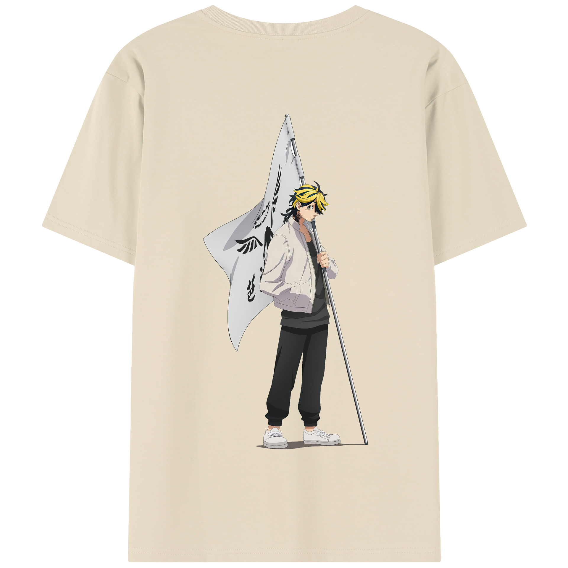 （画像用） 東京リベンジャーズ Tokyo Revengers 綿100％半袖Tシャツ（背面プリント）
