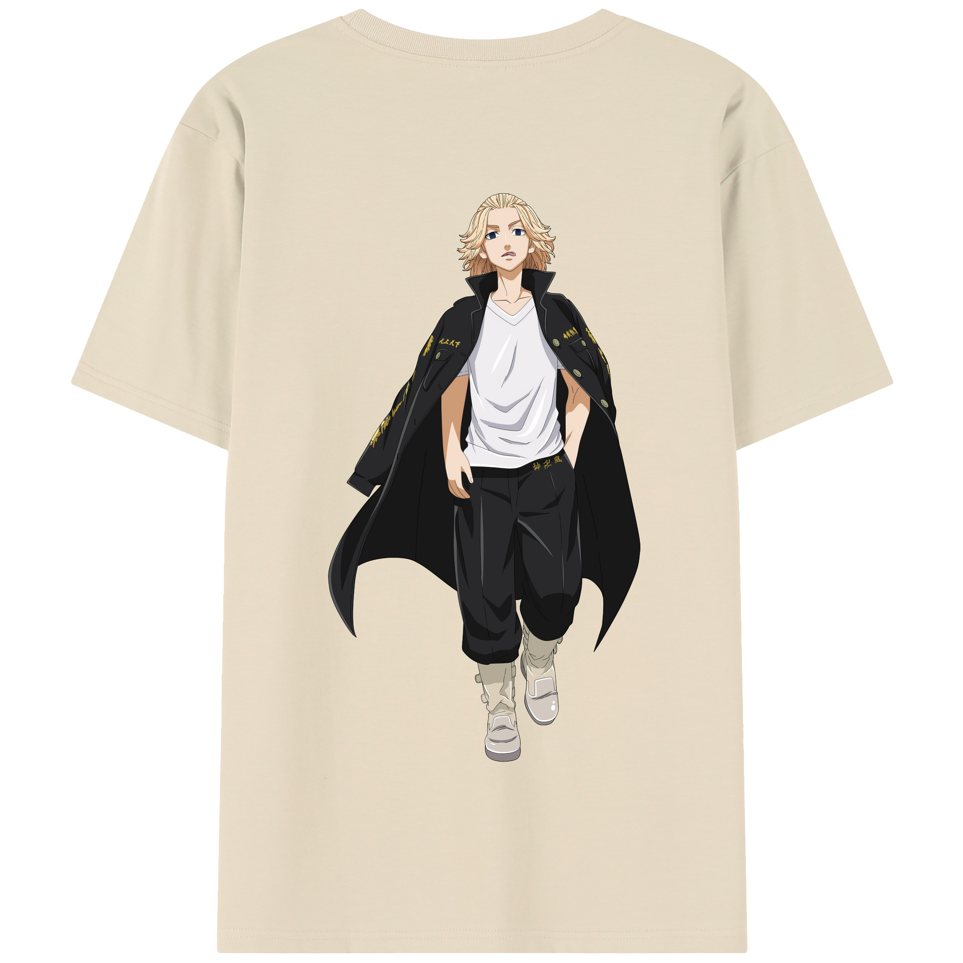 （画像用） 東京リベンジャーズ Tokyo Revengers 綿100％半袖Tシャツ（背面プリント）