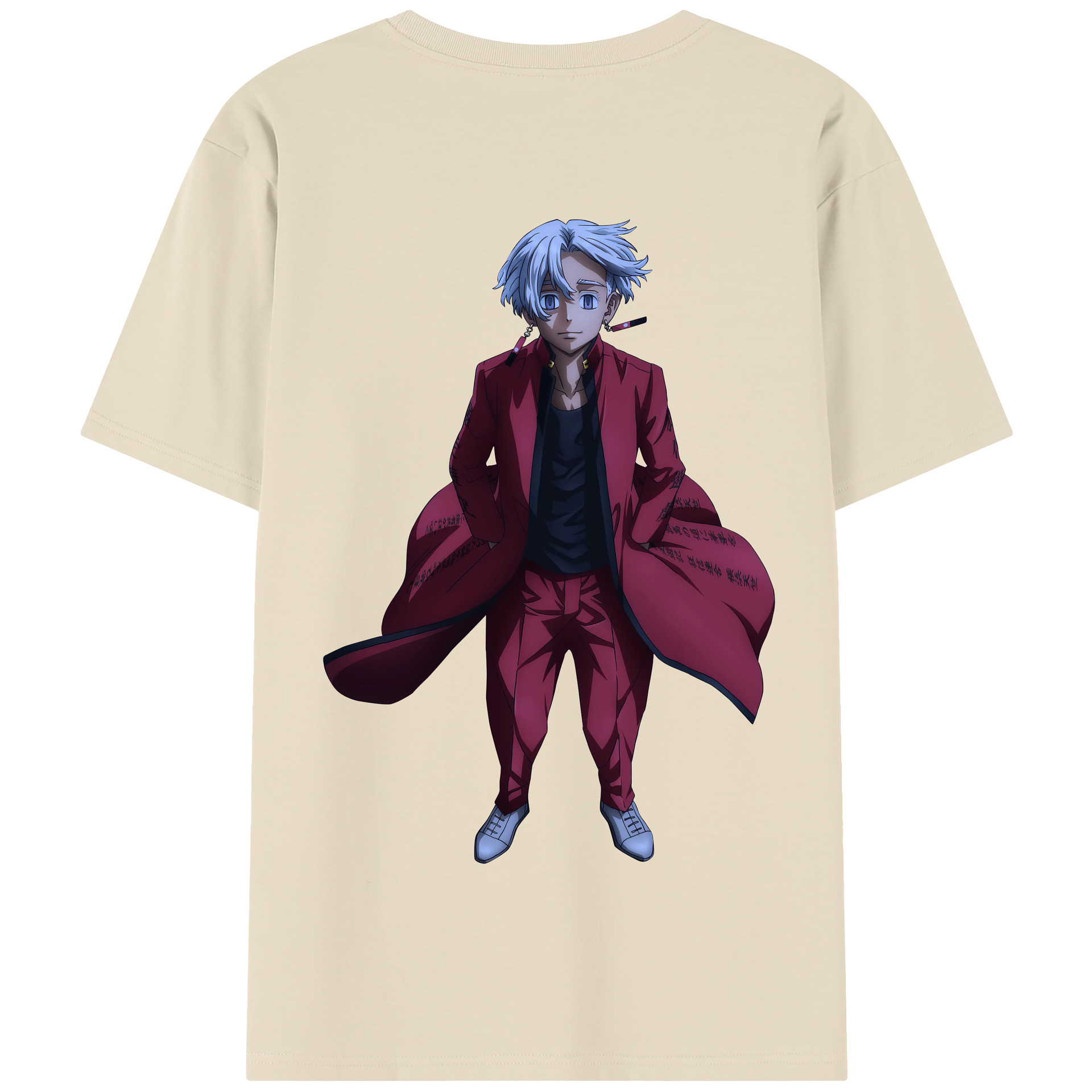 （画像用） 東京リベンジャーズ Tokyo Revengers 綿100％半袖Tシャツ（背面プリント）
